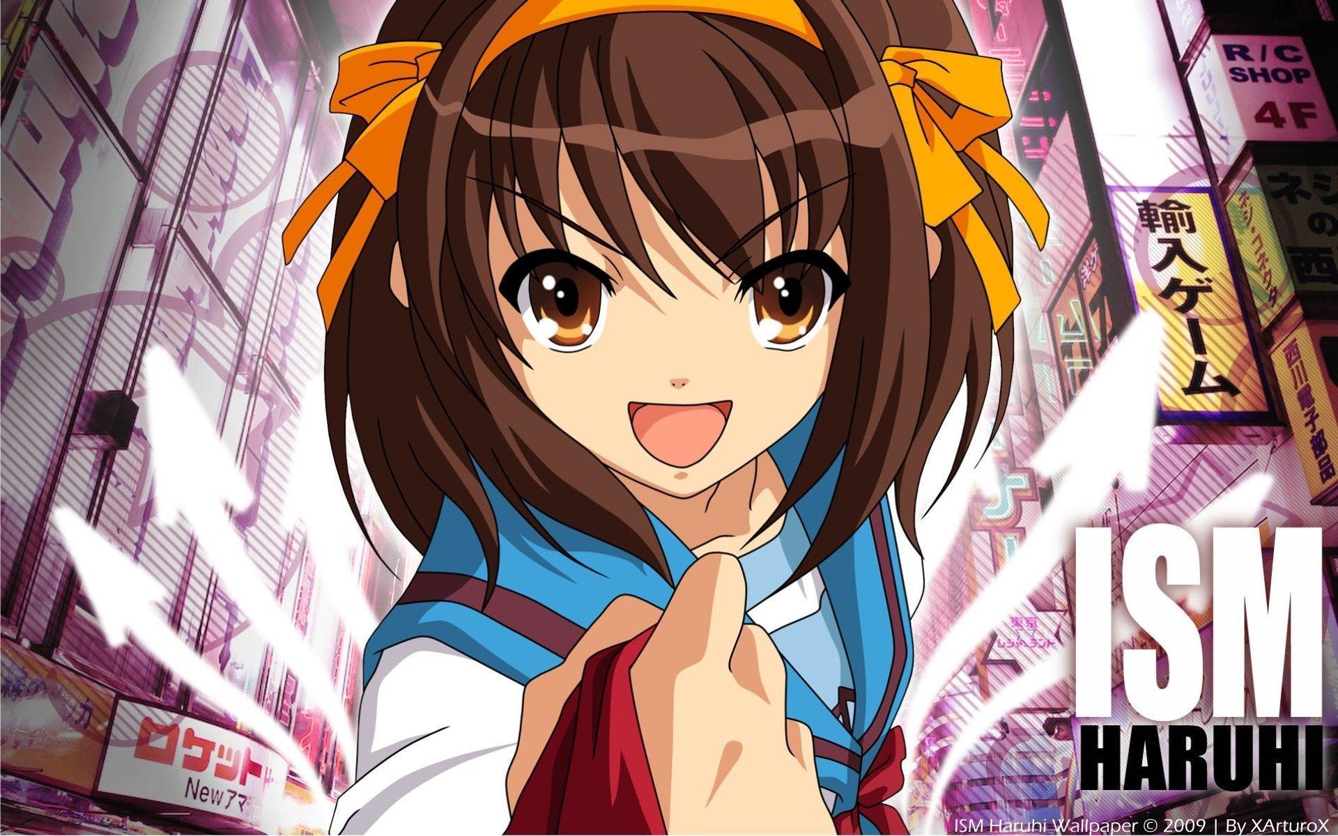 1920x1200 PC The Melancholy Haruhi Suzumiya Wallpaper, Bas Ianne