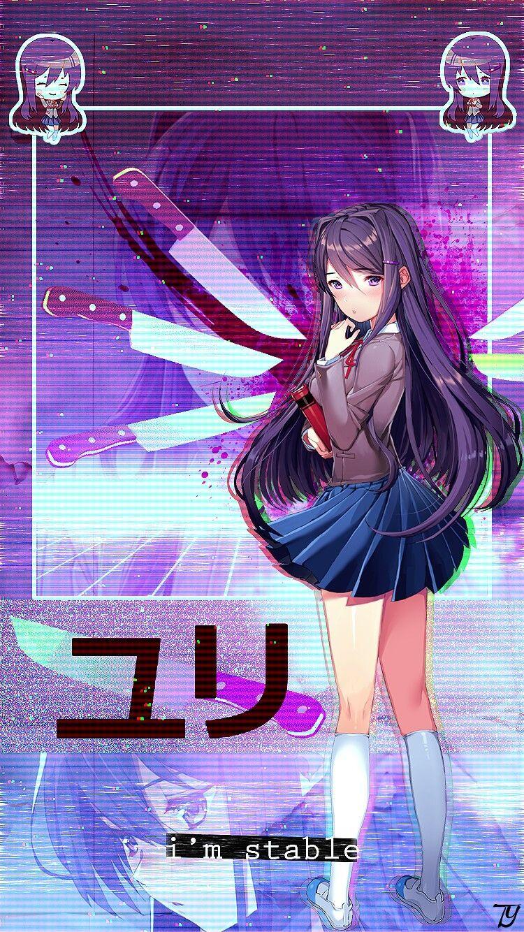 750x1334 I feel like a mixture of yuri and sayori tbh. Literature club