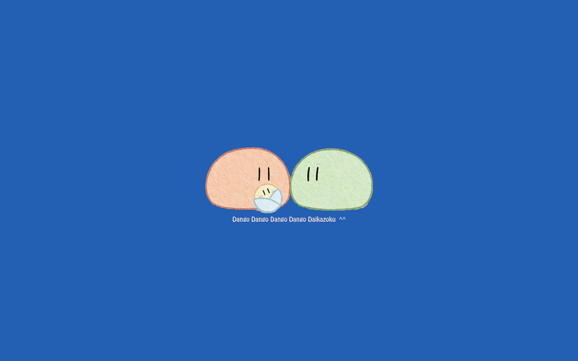 1920x1200 Three orange and green cartoon characters clip art, Clannad, dango