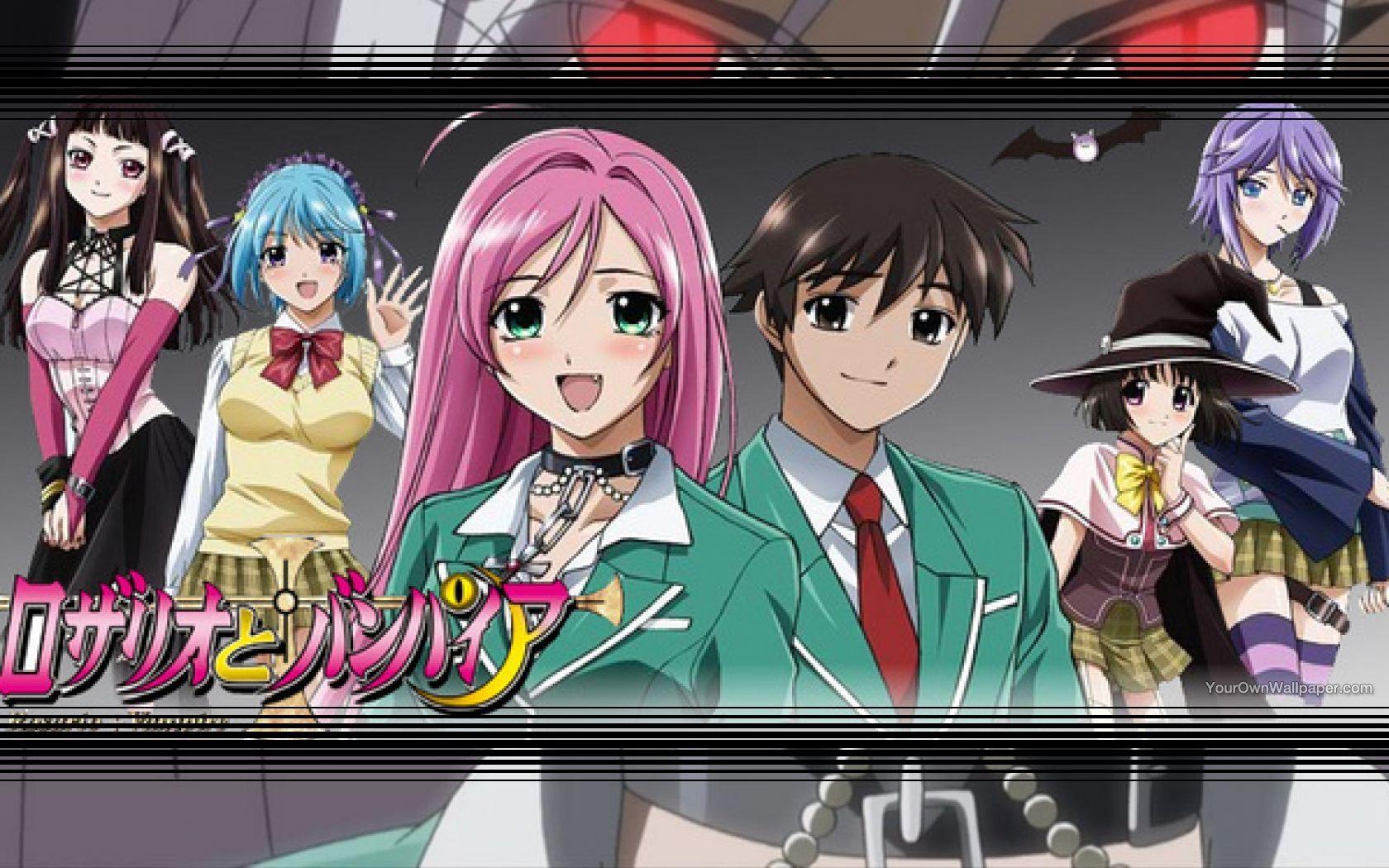 1680x1050 Rosario Vampire Wallpaper