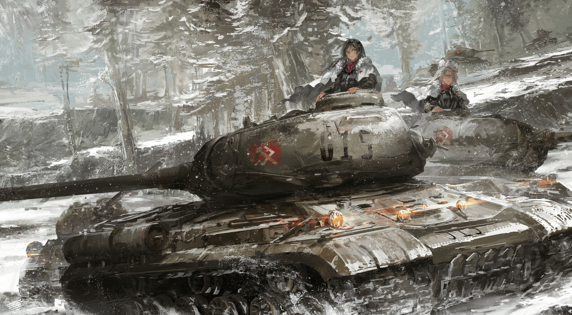 1962x1080 Girls und Panzer HD Wallpaper and Background Image