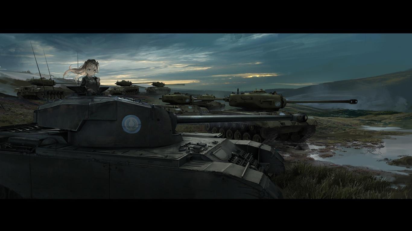 1366x768 Girls Und Panzer wallpaper 1366x768 (laptop) desktop background
