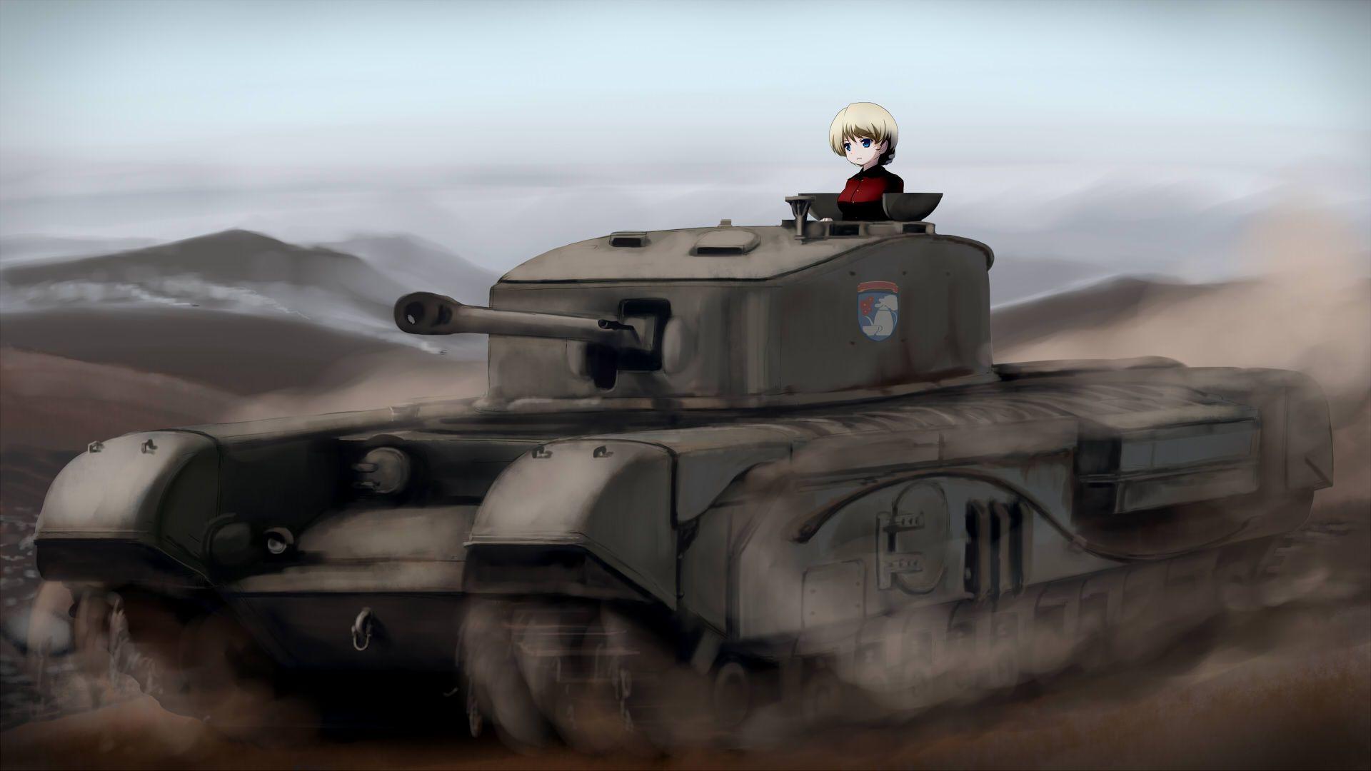 1920x1080 Darjeeling (GIRLS und PANZER) HD Wallpaper