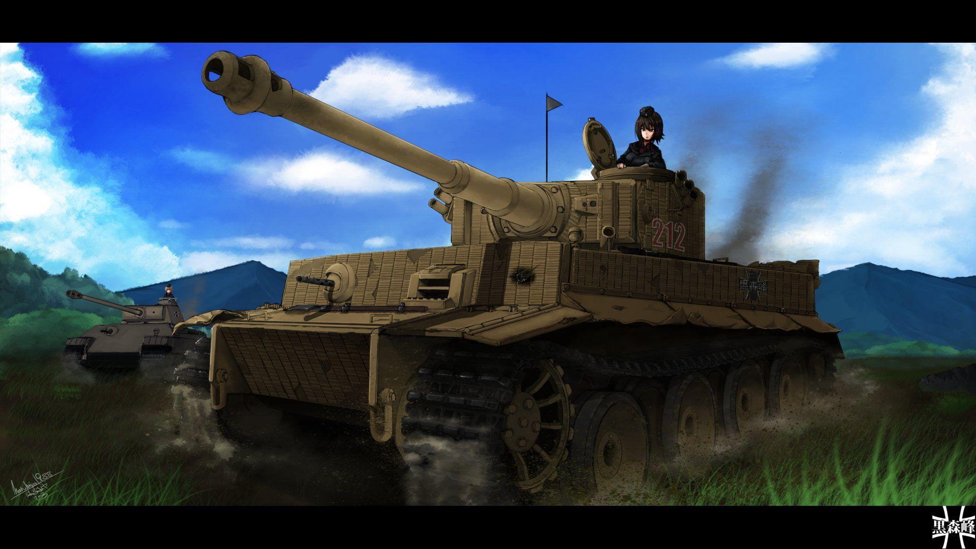 1920x1080 Anime, Girls und Panzer, Maho Nishizumi, HD wallpaper