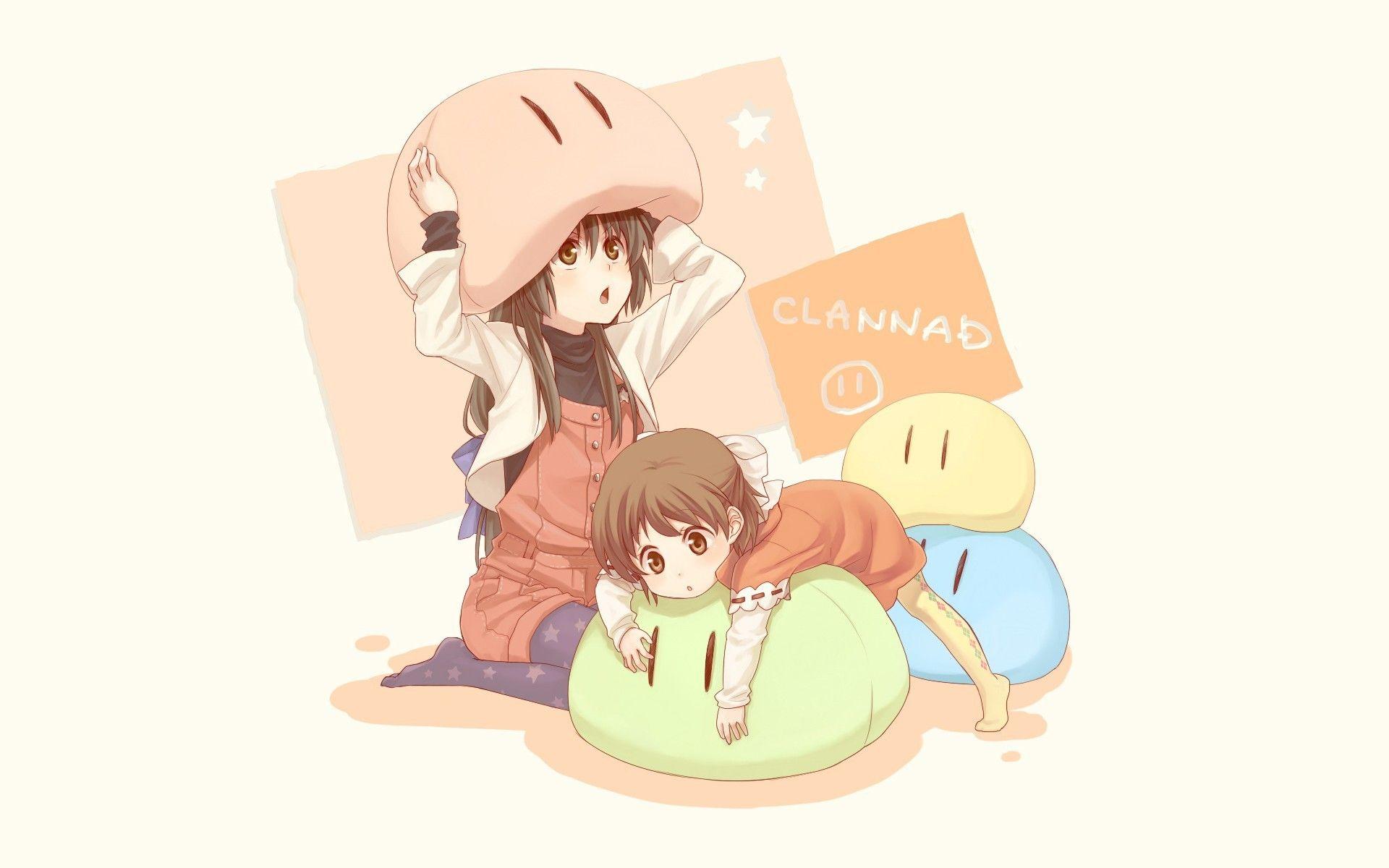 1920x1200 anime girls, #dango, #anime, #Ushio Okazaki, #Ibuki Fuko, #Clannad