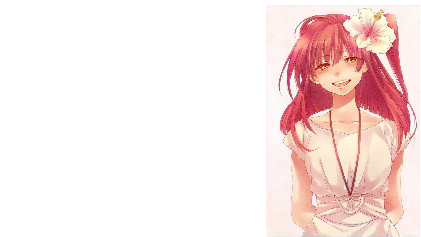 1366x768 Morgiana, Redhead, Anime girls HD Wallpaper / Desktop and Mobile