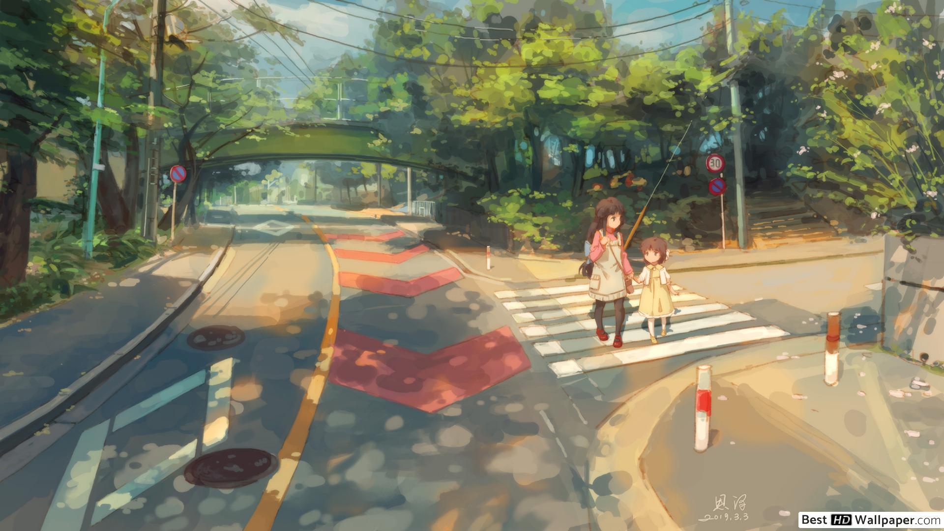 1920x1080 Clannad Ibuki & Ushio Okazaki HD wallpaper download