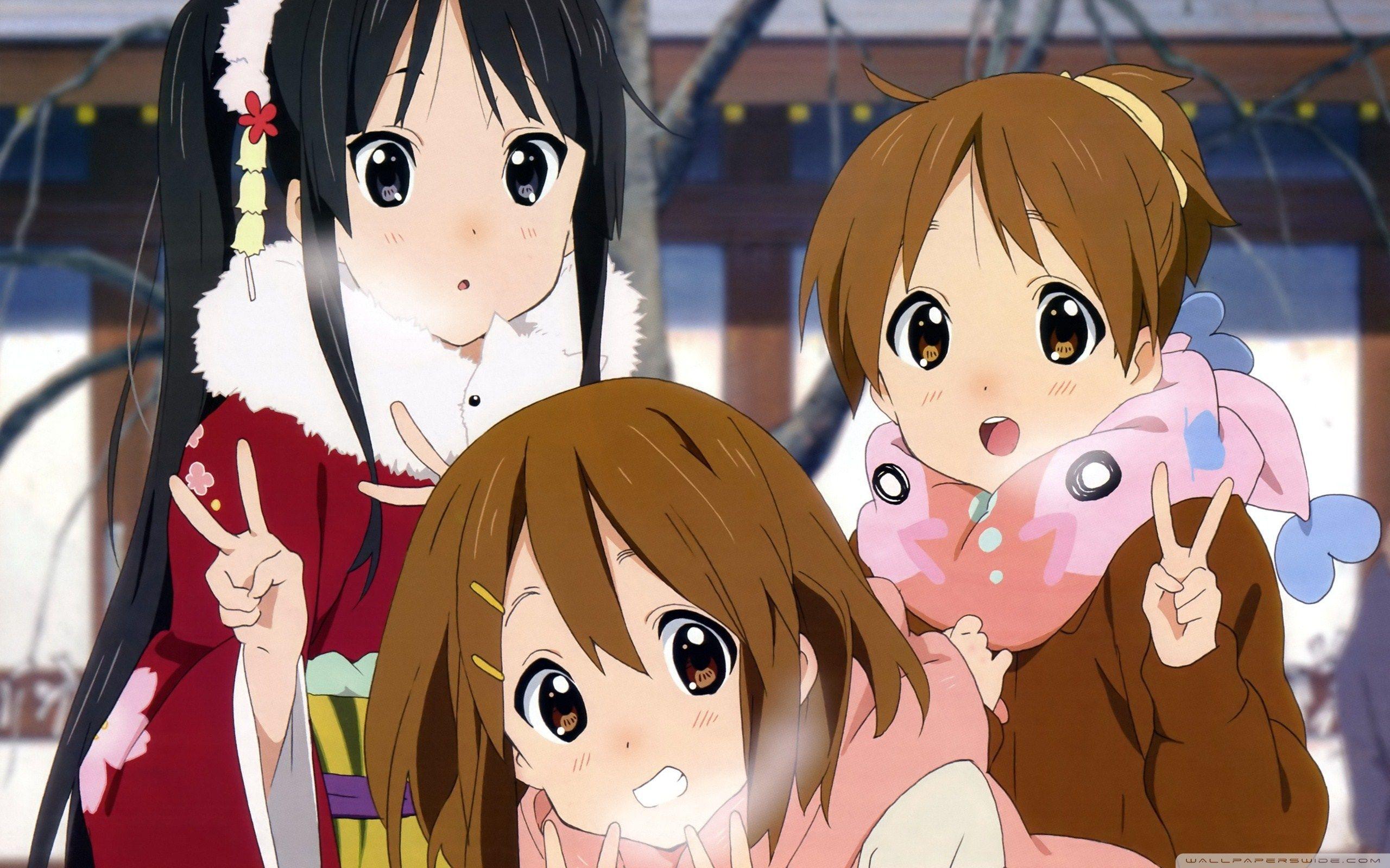 2560x1600 Mio Akiyama, Yui Hirasawa & Ui Hirasawa Ultra HD Desktop