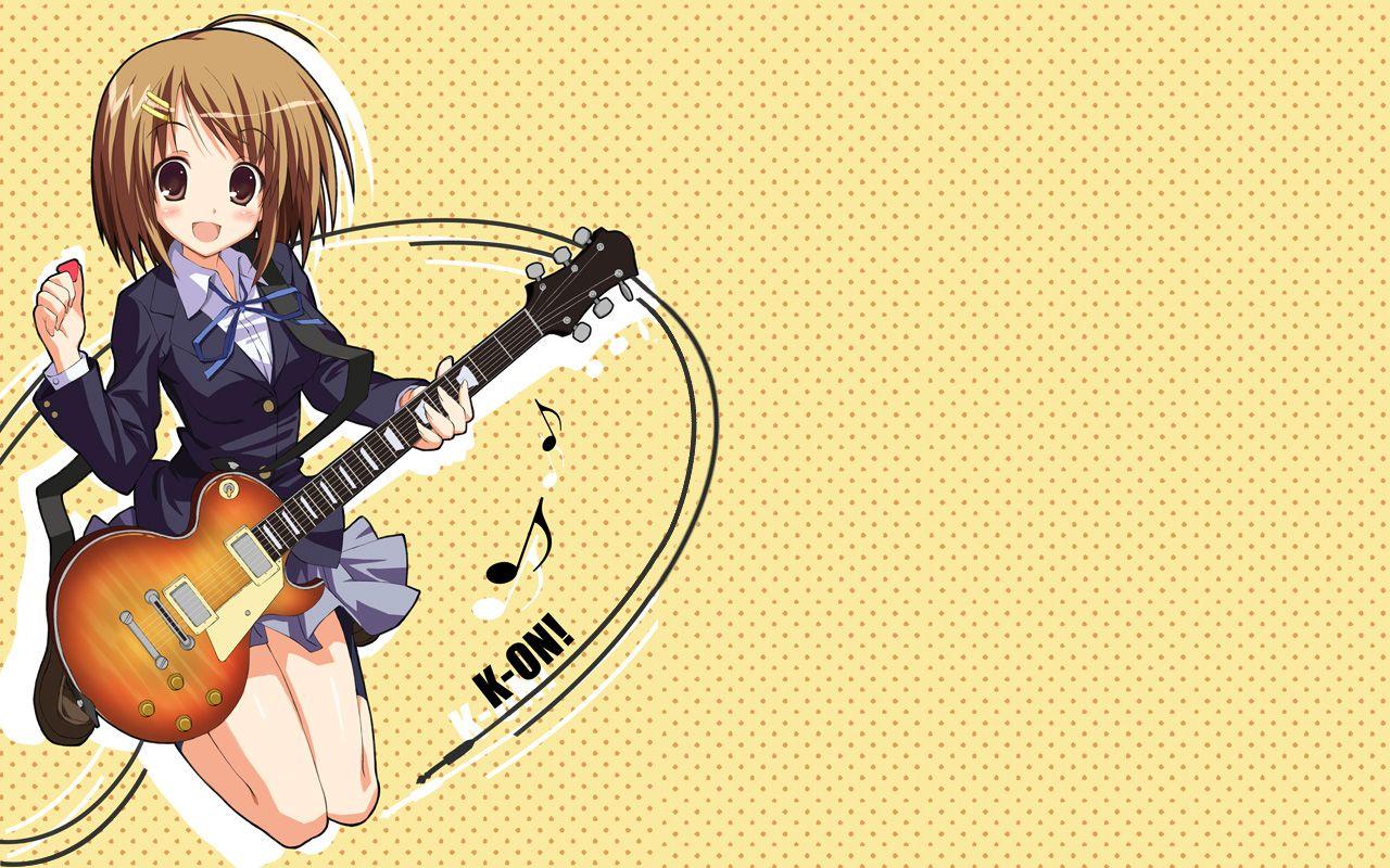 1280x800 Guitar Hirasawa Yui Instrument K On!. Konachan.
