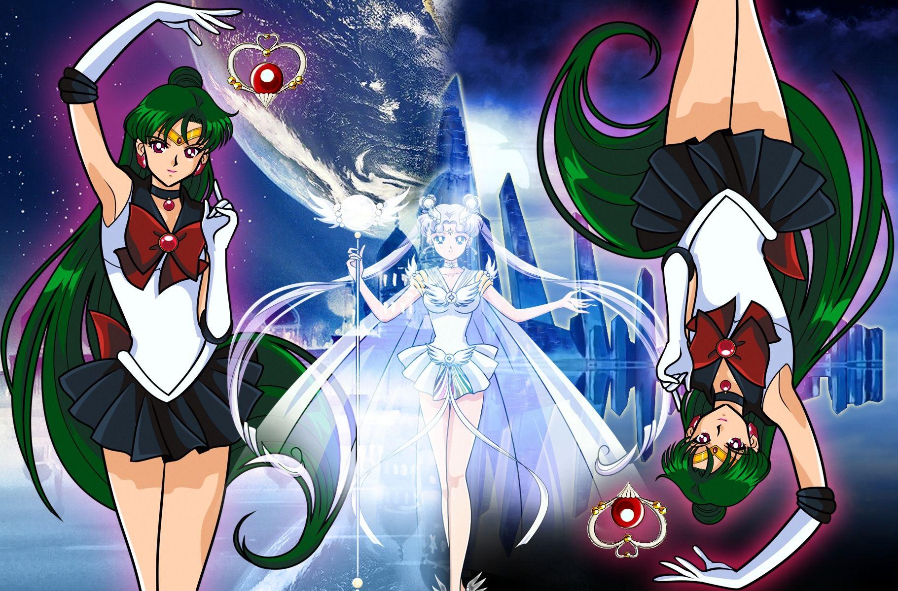 1821x1200 Sailor Pluto Setsuna Anime Image Board