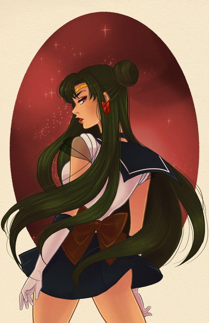 719x1111 Keeper of Time and Space, Setsuna Meioh, Sailor Pluto. Sailor
