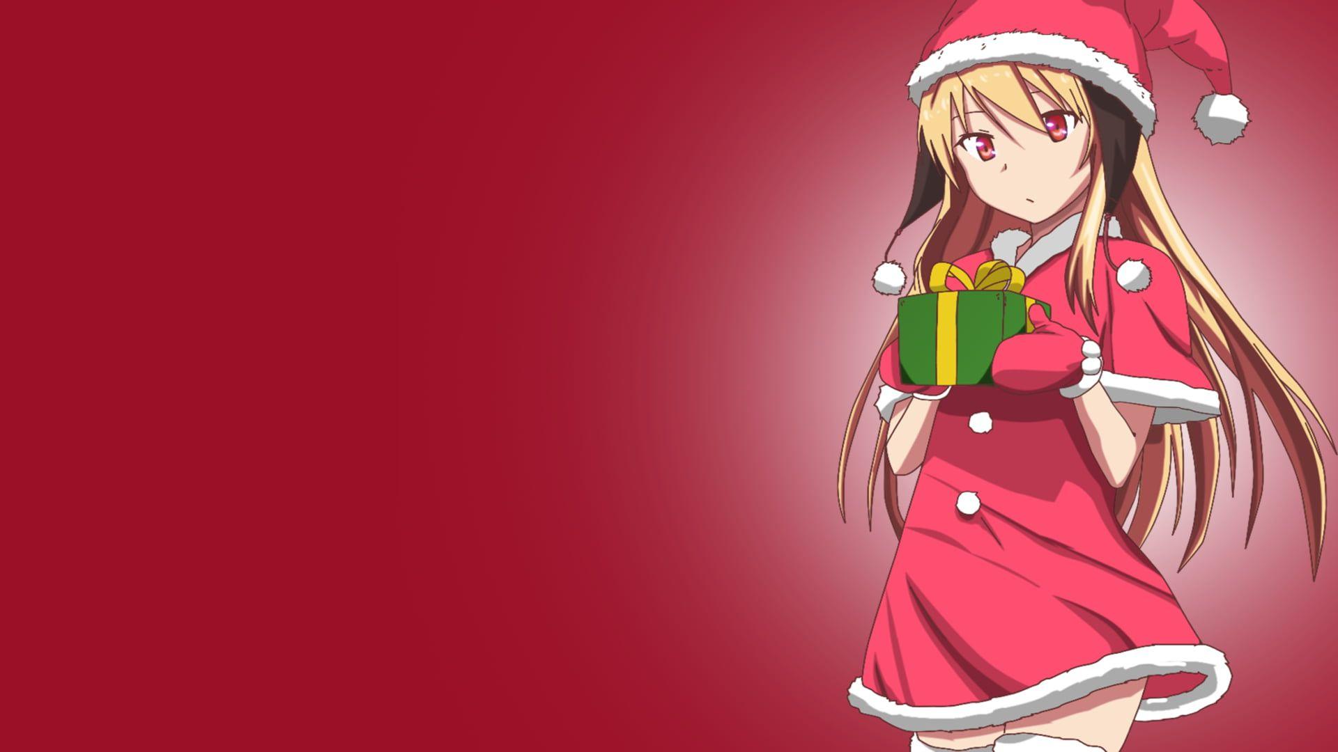 1920x1080 Blonde haired female animated character, anime, winter, Sakurasou