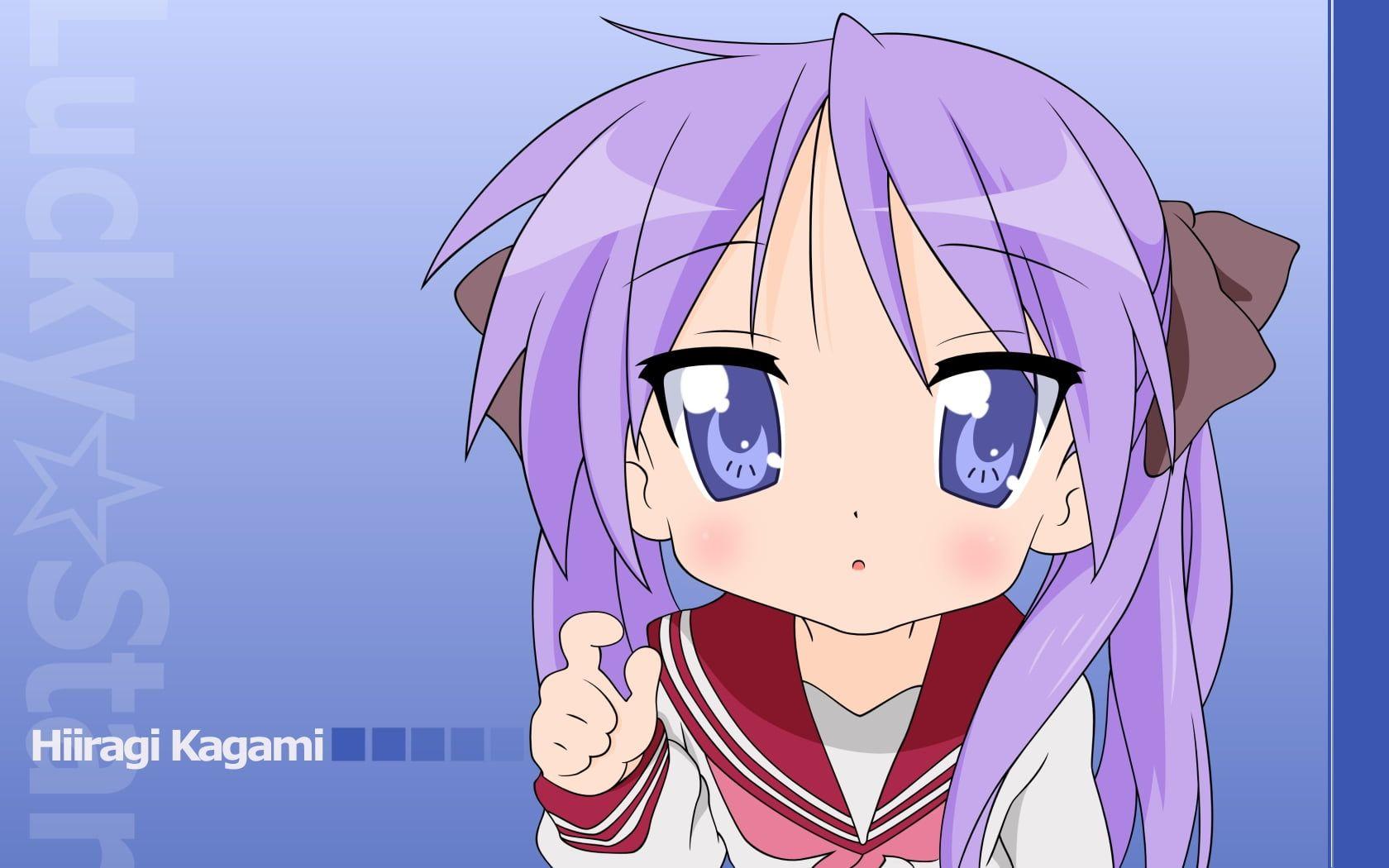 1680x1050 Hiiragi Kagami digital wallpaper HD wallpaper