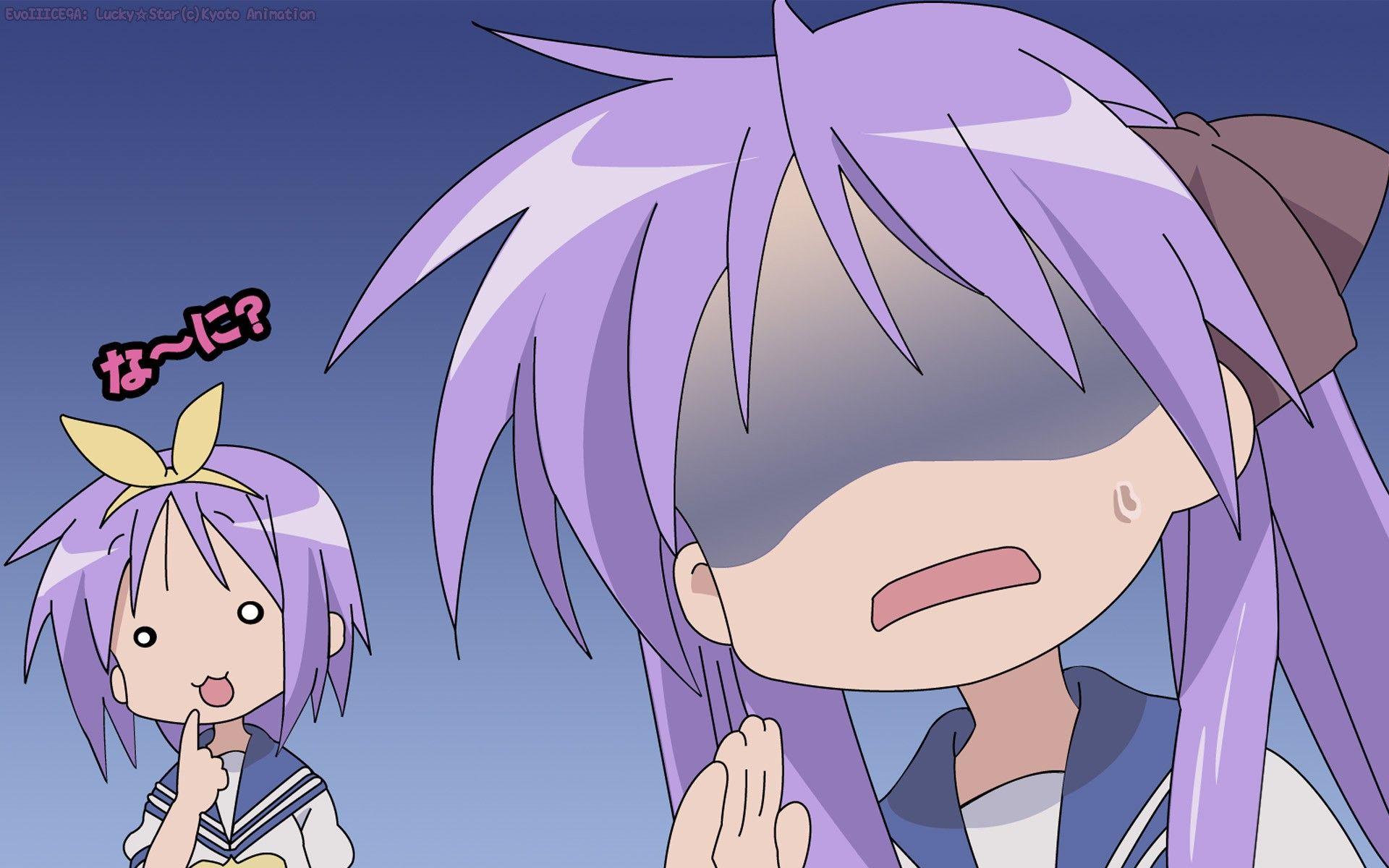 1920x1200 anime, Anime Girls, Lucky Star, Hiiragi Tsukasa, Hiiragi Kagami
