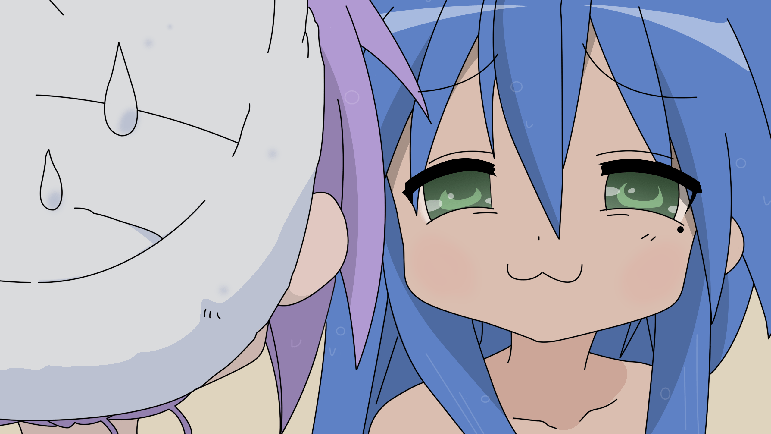 2560x1440 2560x1440 Kagami Hiiragi widescreen wallpaper. Kagami