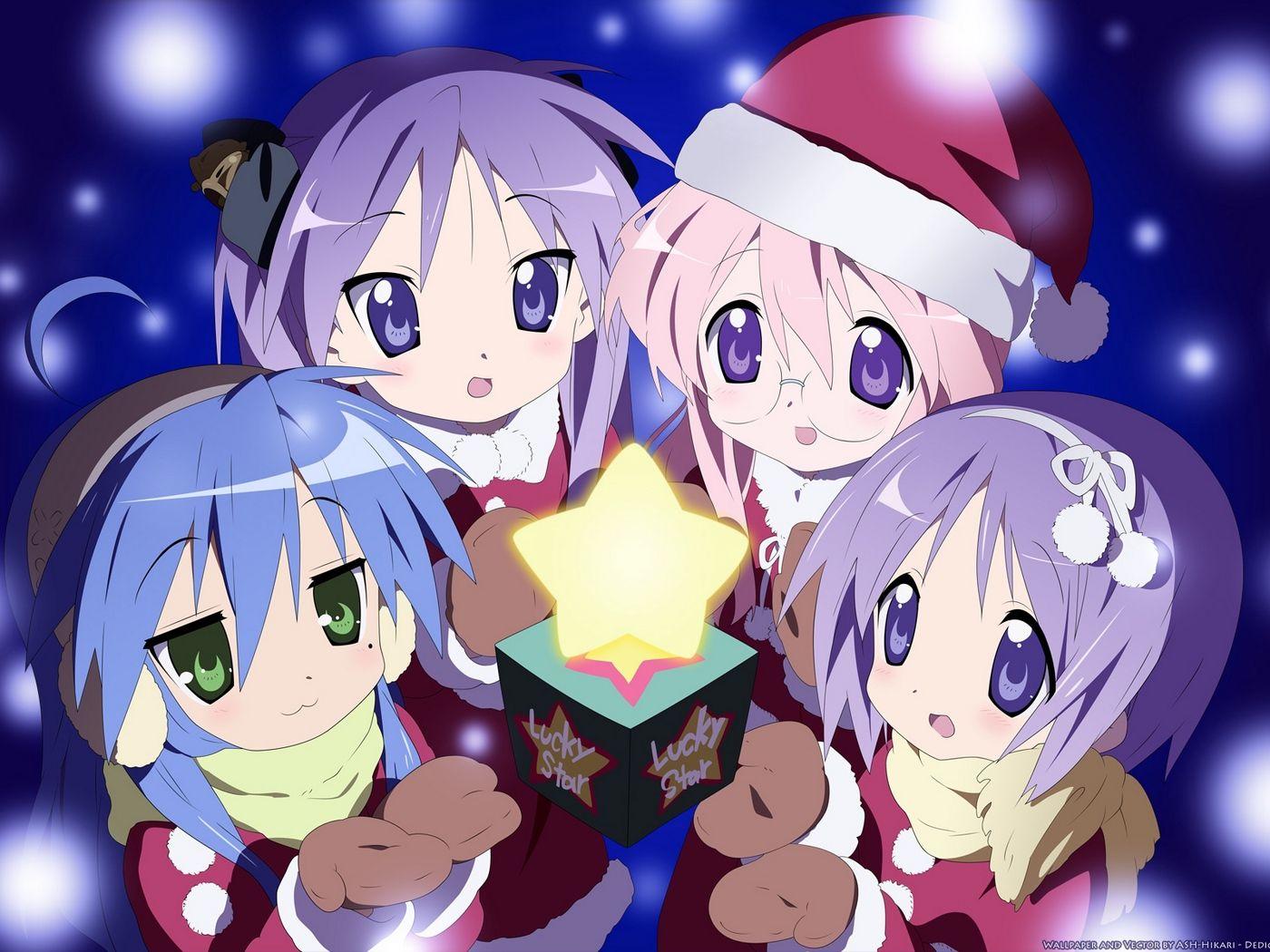 1400x1050 Download wallpaper 1400x1050 hiiragi kagami, hiiragi tsukasa izumi