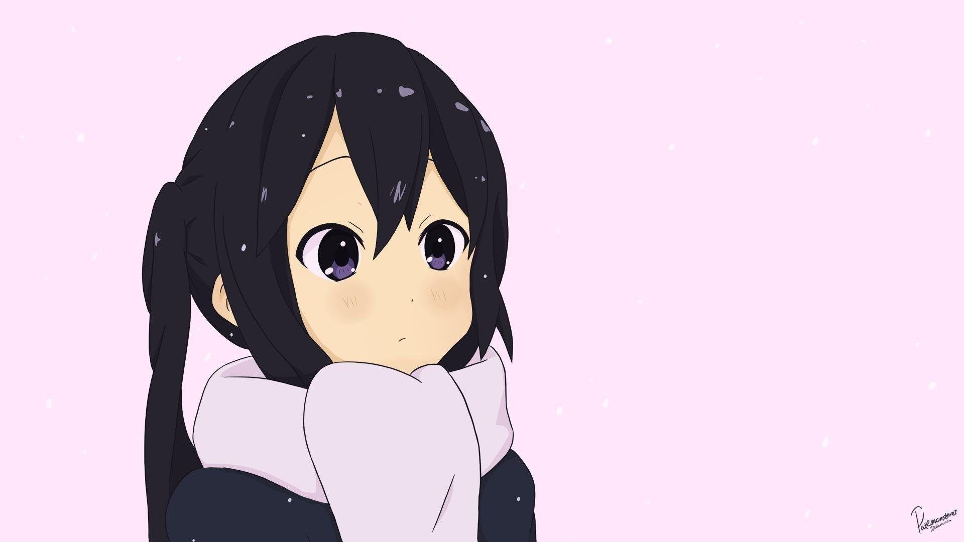 1920x1080 Azusa Nakano In Her Winter Clothes! [xpost R Azunyan][1920*1080