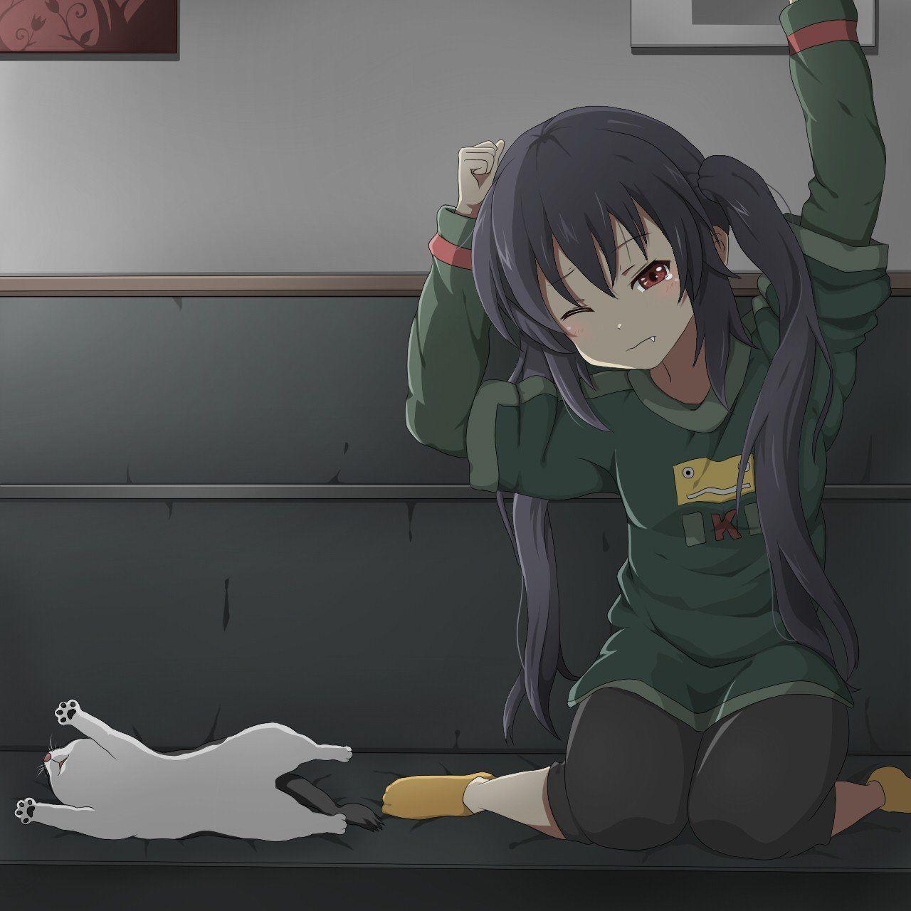 1280x1280 anime girls, K ON!, Nakano Azusa Wallpaper HD / Desktop