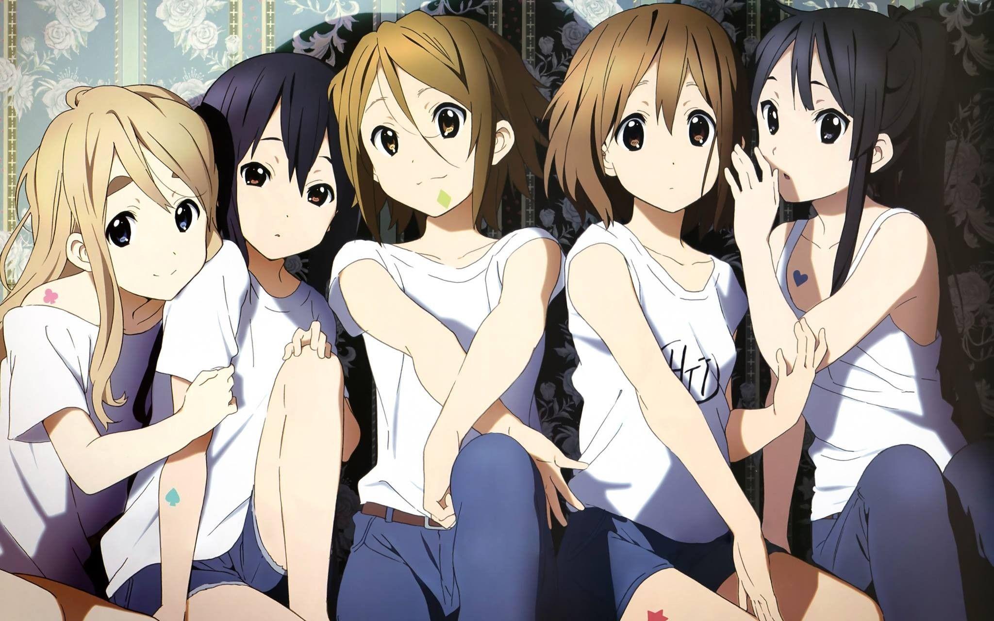 2048x1280 #Tainaka Ritsu, #Nakano Azusa, #K ON!, #anime Girls
