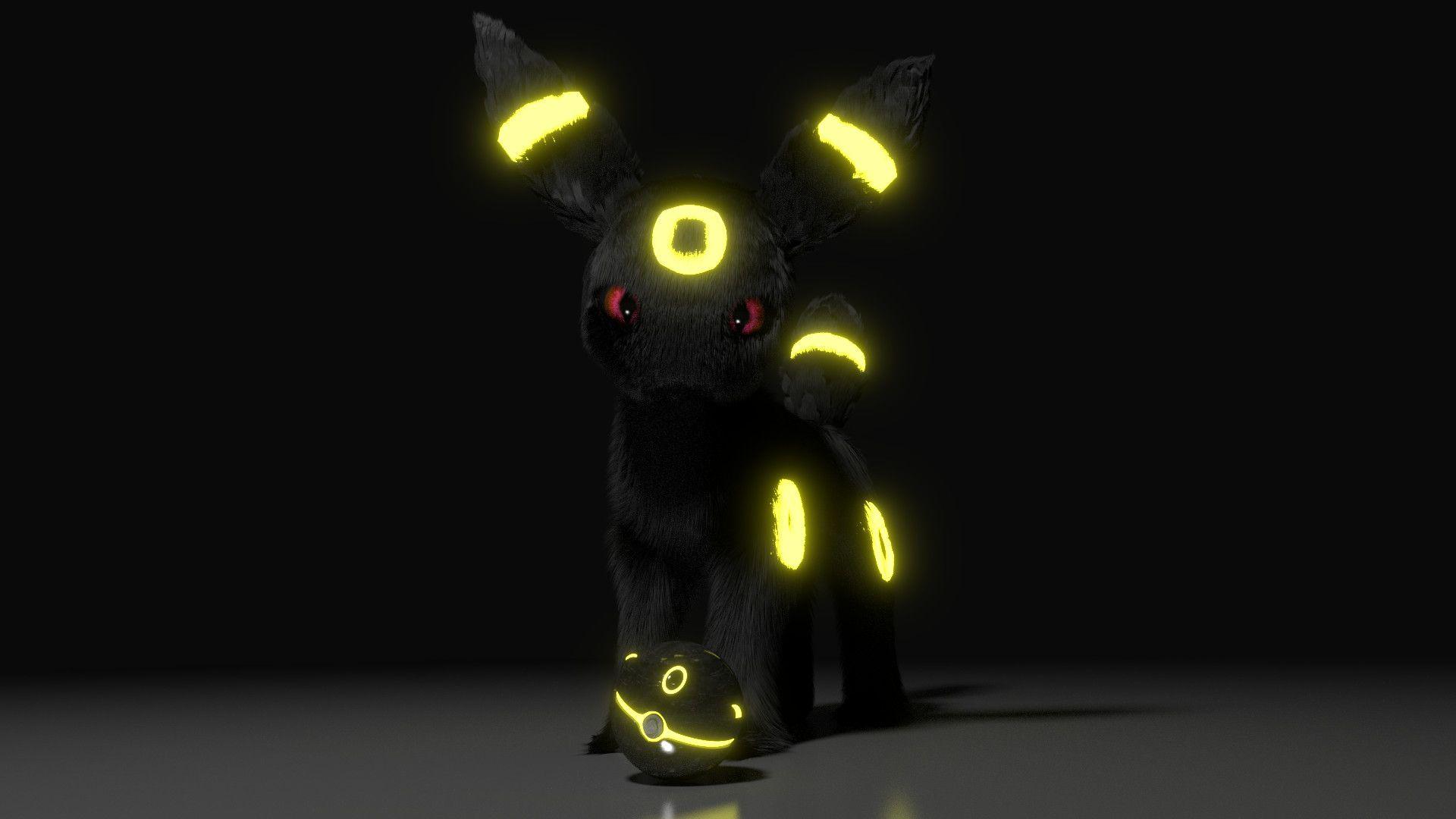1920x1080 Pokemon Shiny Umbreon Wallpaper