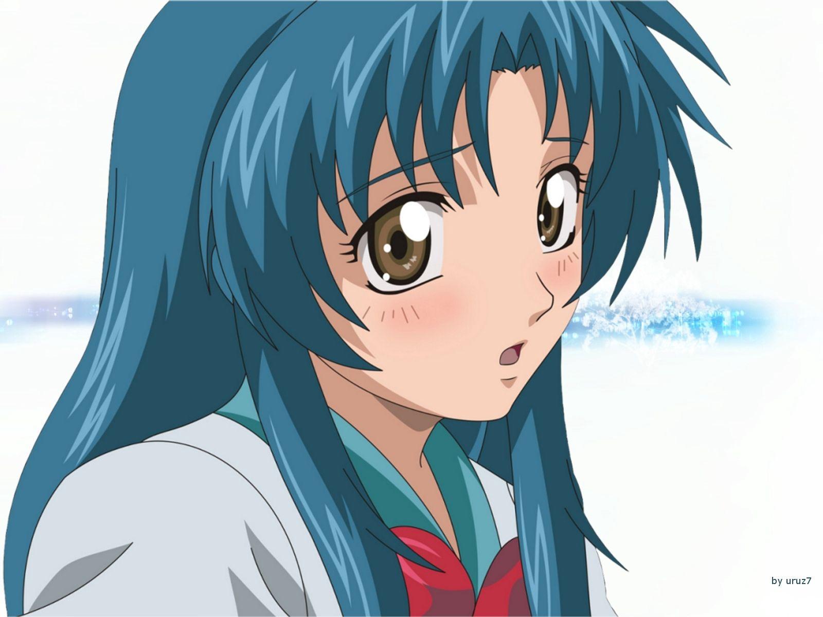 1600x1200 Wallpaper Full Metal Panic, Chidori Kaname, Girl, Surprise