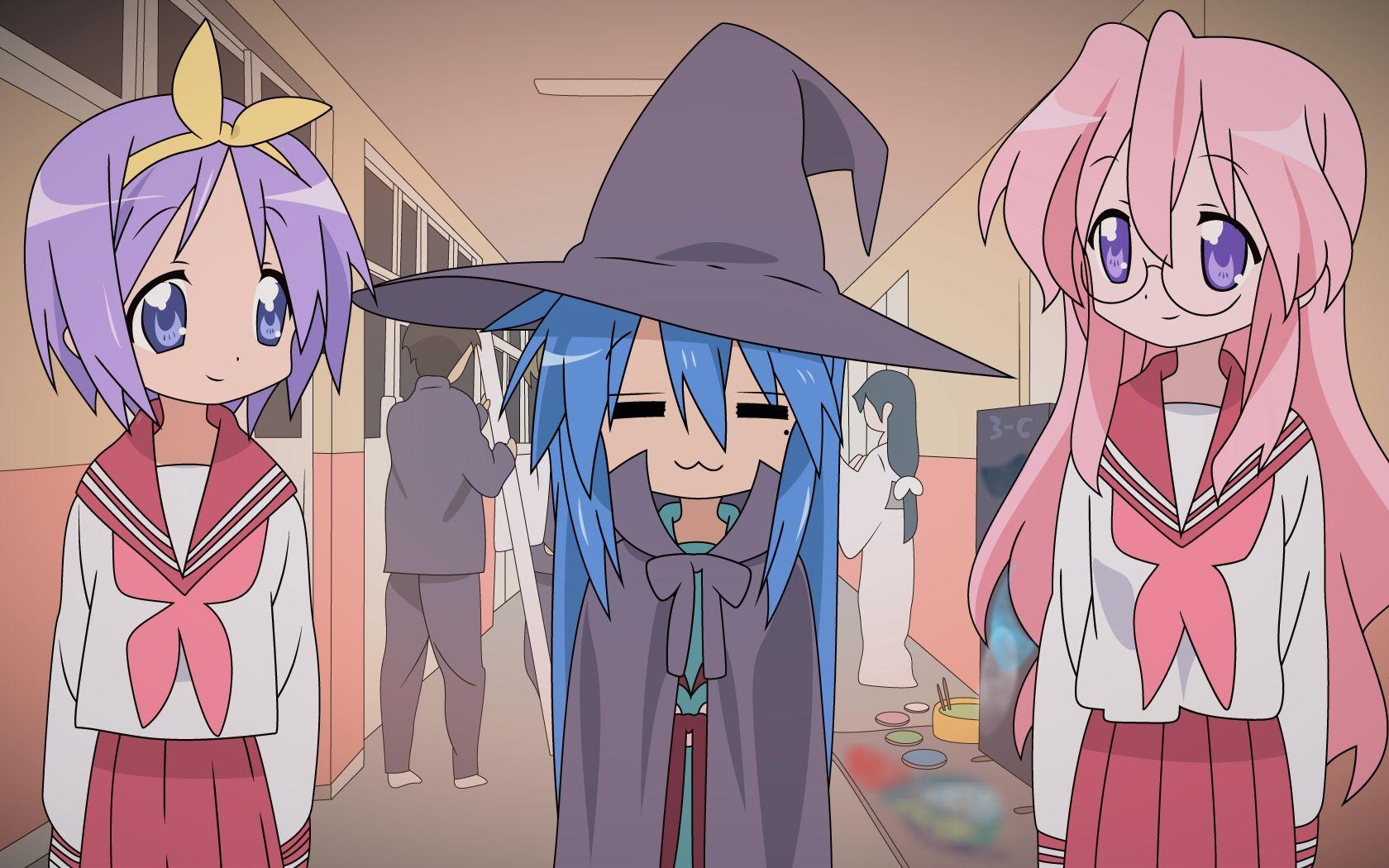 1680x1050 Download wallpaper 1680x1050 lucky star, izumi konata, hiiragi