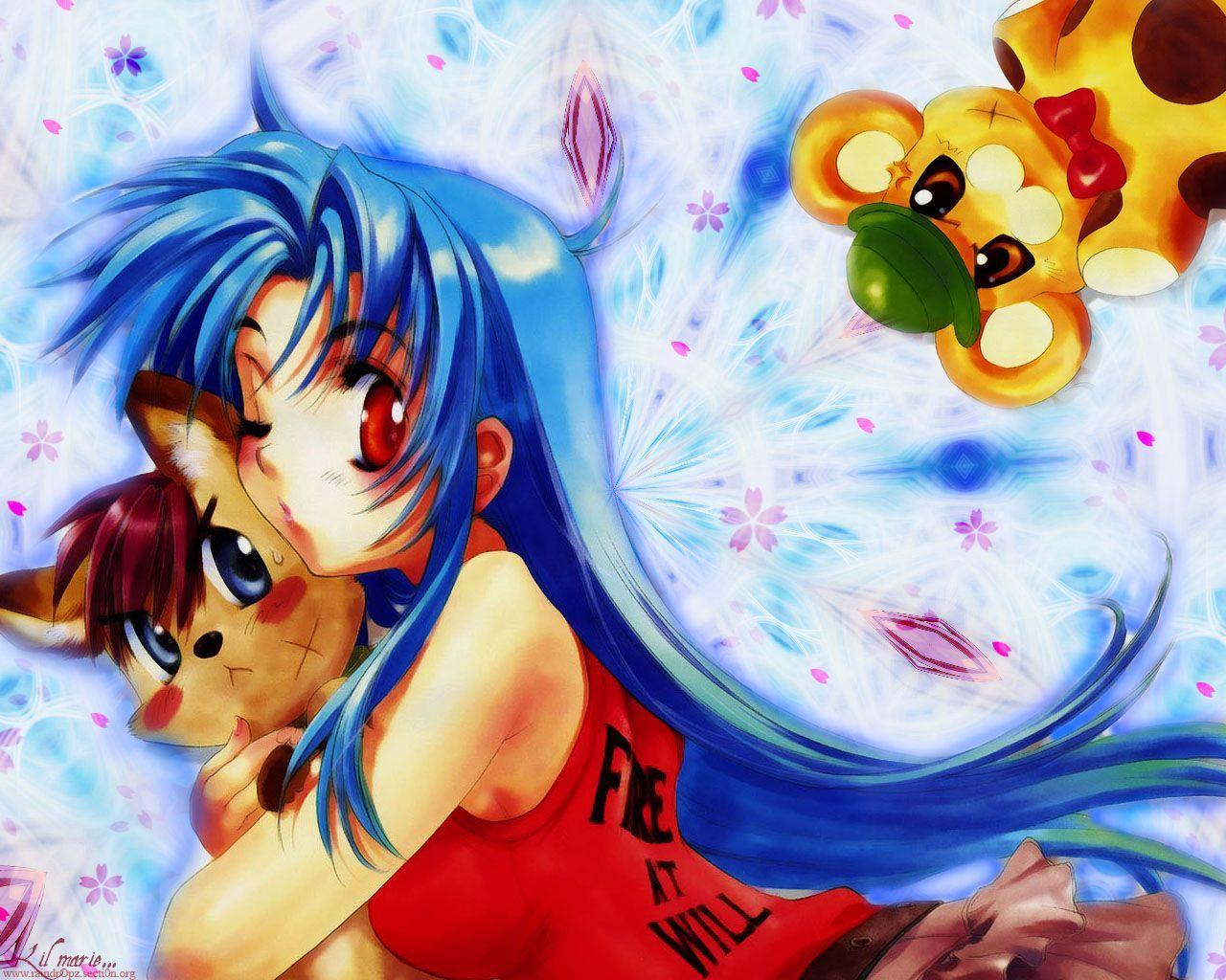 1280x1024 bonta kun chidori kaname full metal panic fumoffu sagara sousuke