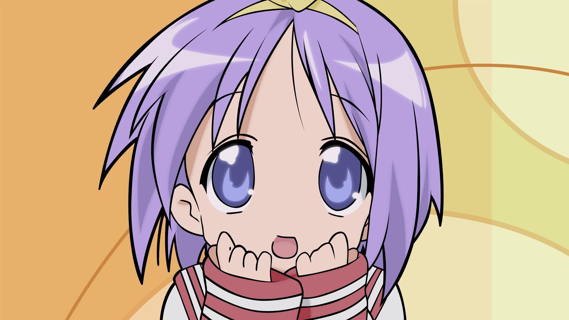 1920x1080 Download wallpaper from anime Lucky Star with tags: PC, Tsukasa