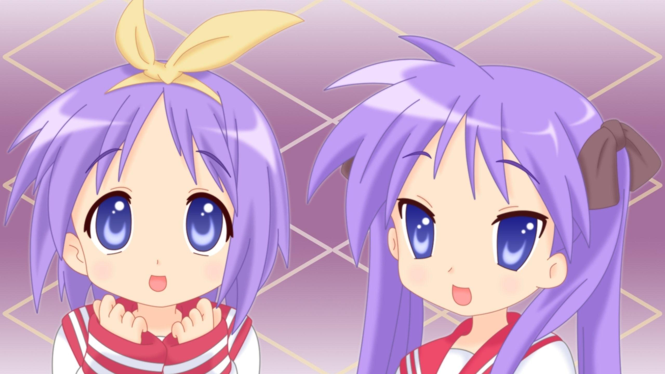 2560x1440 lucky star, hiiragi kagami, hiiragi tsukasa 1440P