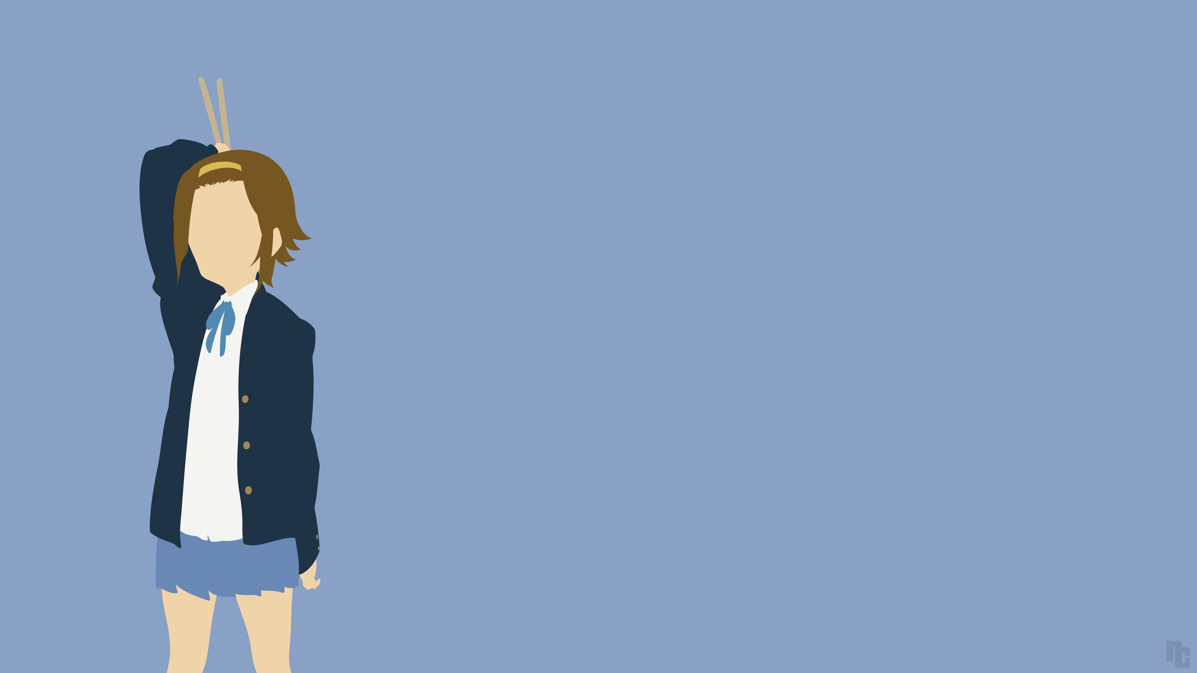 3840x2160 K On! Tainaka Minimalist Wallpaper