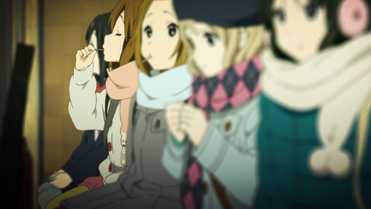 1244x700 K ON! Hirasawa Yui Akiyama Mio Nakano Azusa Kotobuki Tsumugi