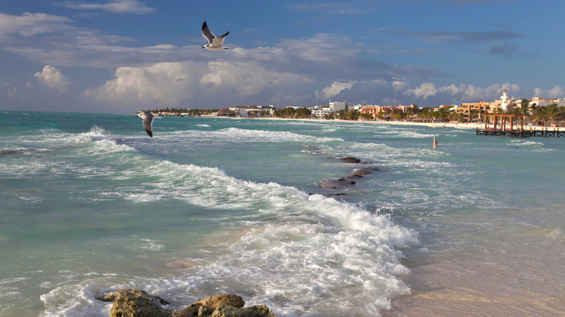 1920x1080 Playa Del Carmen Wallpaper