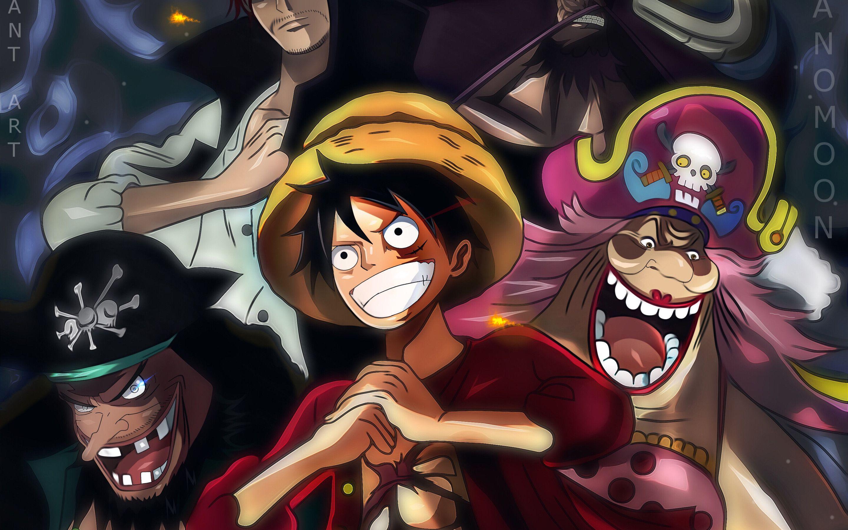 2880x1800 One Piece Charlotte Linlin Kaido Marshall D Teach Monkey