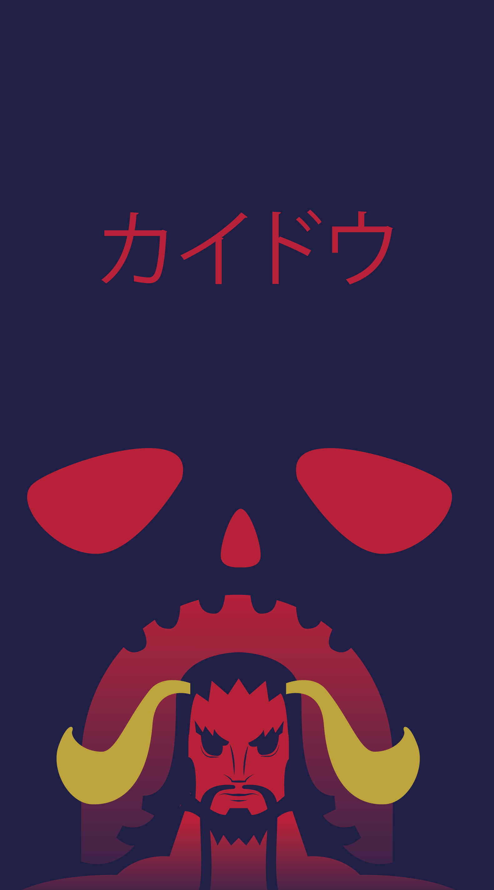 1581x2844 Kaido, King of the Beasts wallpaper