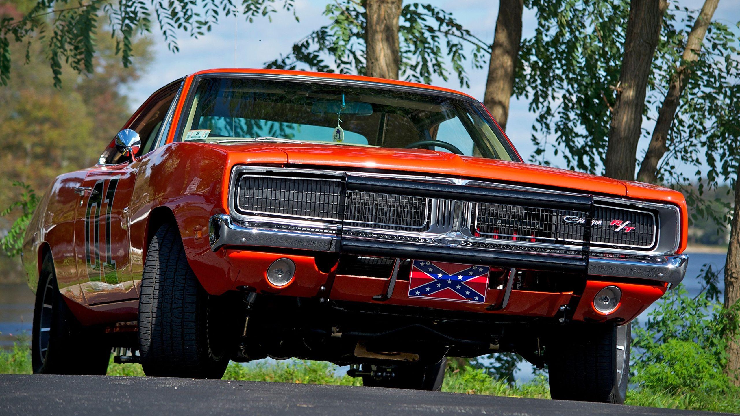 2560x1440 Image Dodge 1969 The Dukes of Hazzard Orange Front 2560x1440
