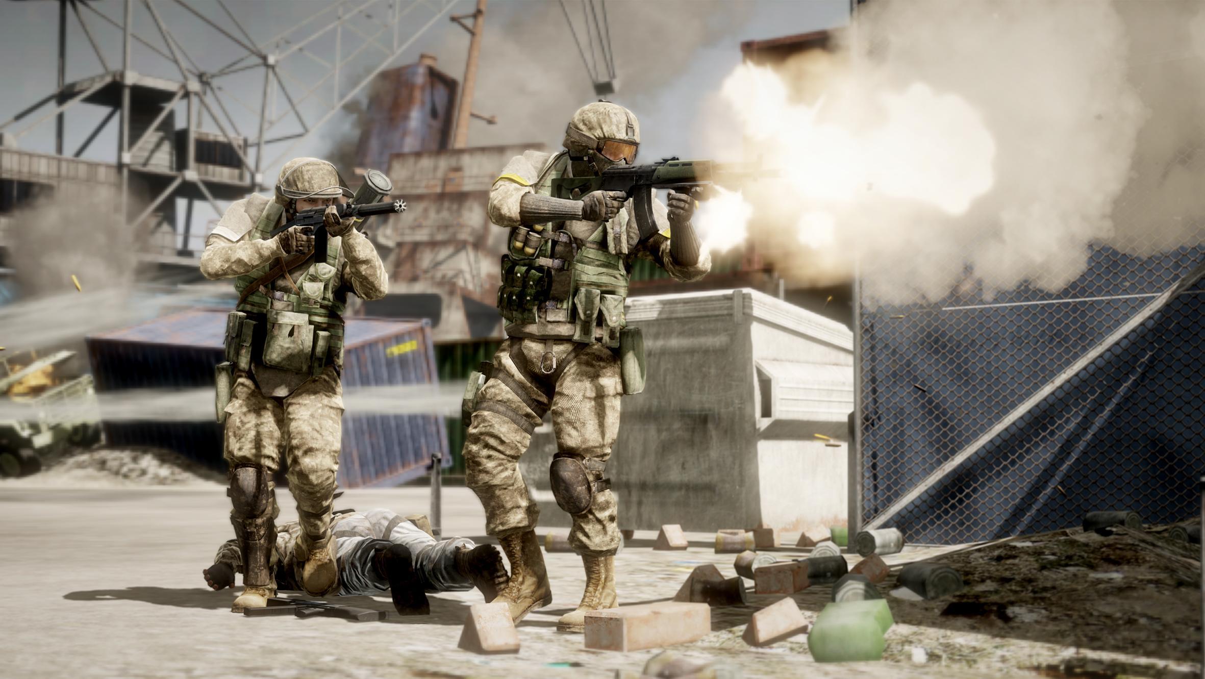 2362x1331 guns, Warfare, fps, assault, Harbor .sf.co.ua