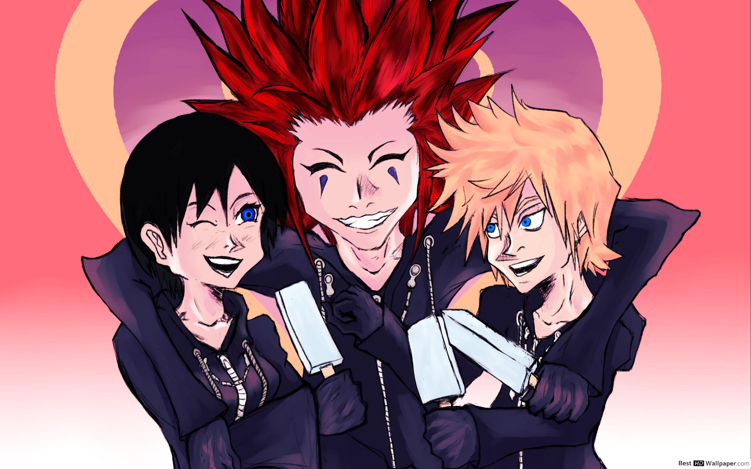2560x1600 Kingdom Hearts, Roxas & Xion HD .