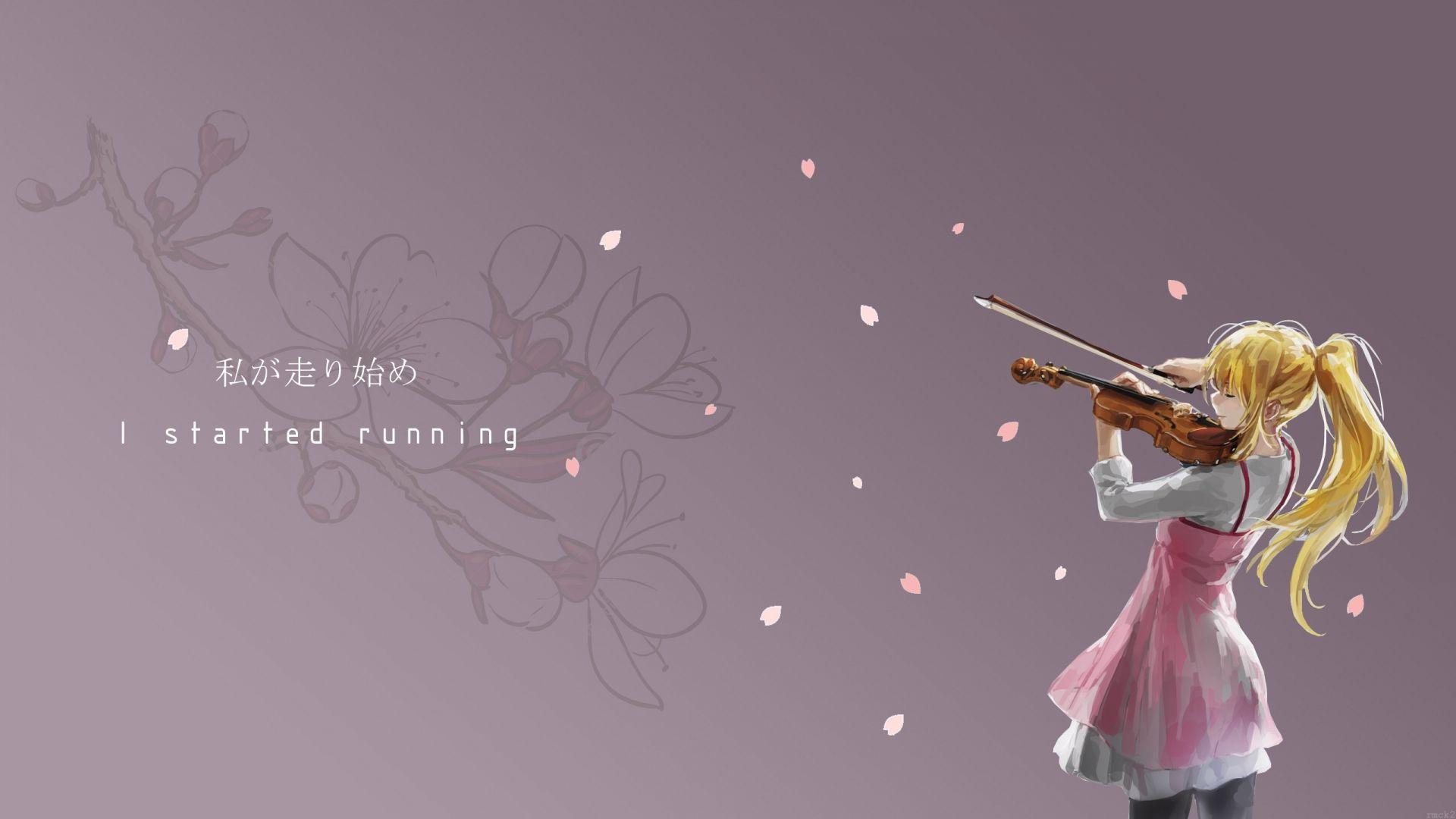 1920x1080 Free download shigatsu wa kimi no uso by rmck2 watch customization