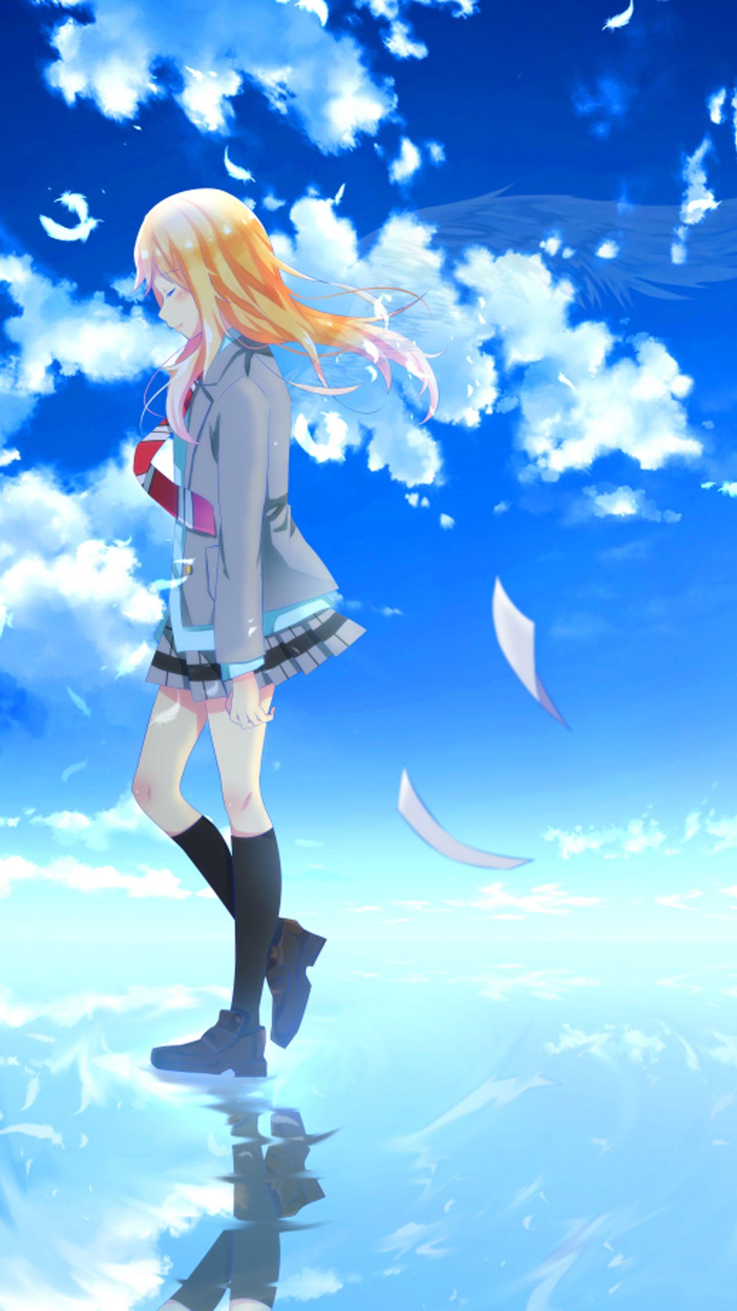 1440x2560 The Forgotten Lair. Shigatsu wa Kimi no Uso Mobile Wallpaper