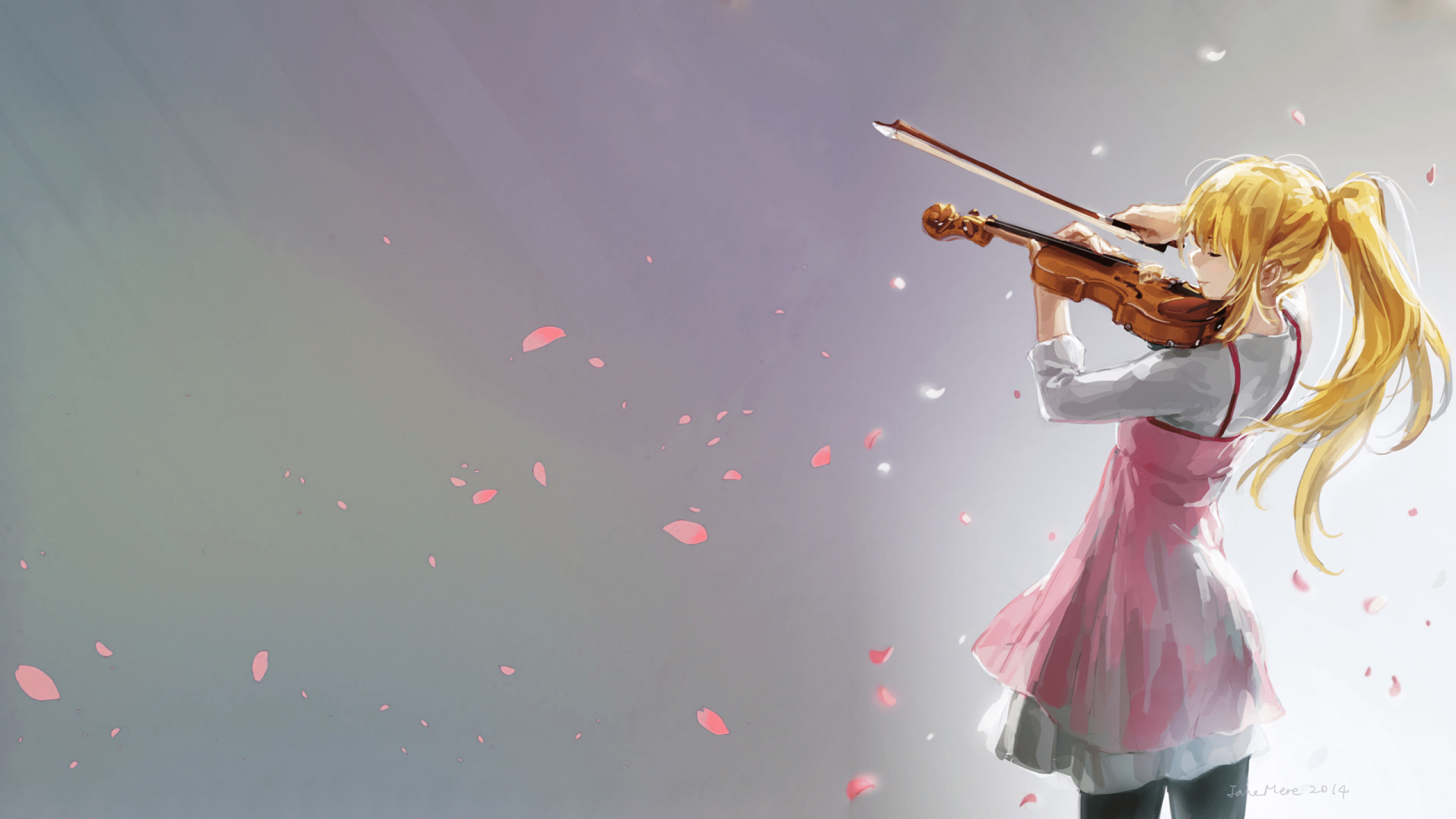 2560x1440 Download 2560x1440 Shigatsu Wa Kimi No Uso, Miyazono Kaori