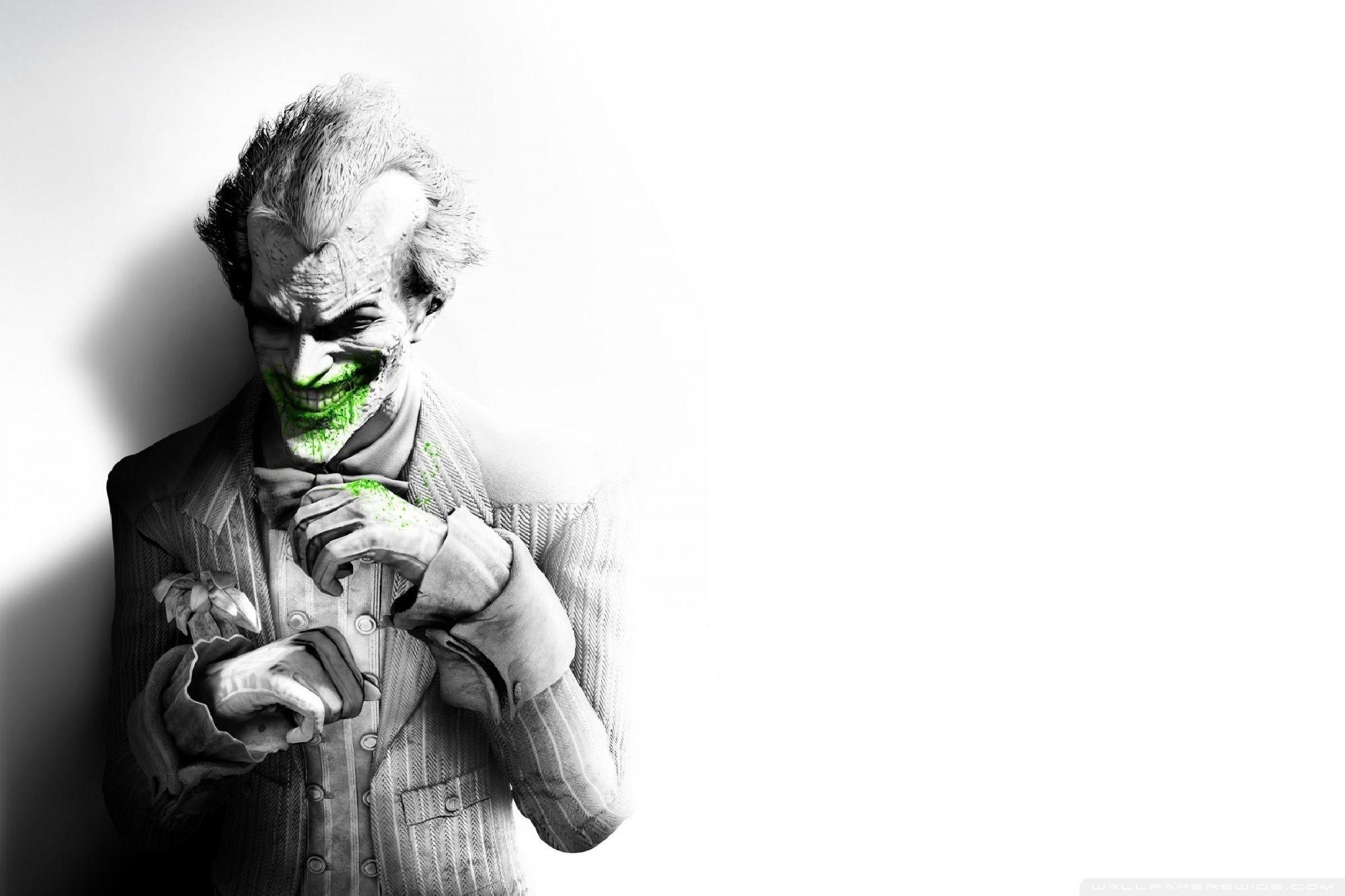 2000x1333 The Joker Arkham City Ultra HD Desktop Background Wallpaper for 4K