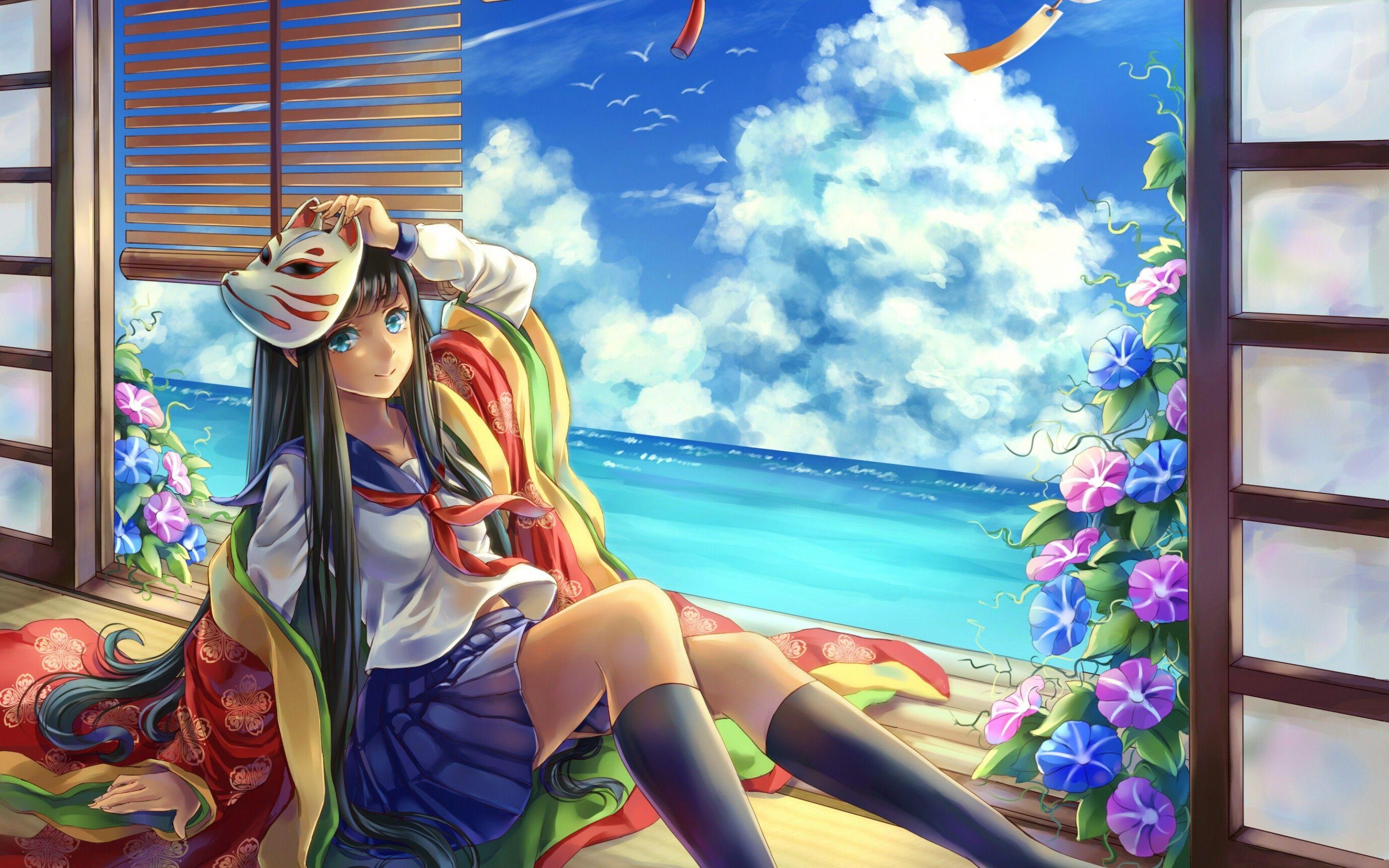 2880x1800 Japanese Anime Wallpaper