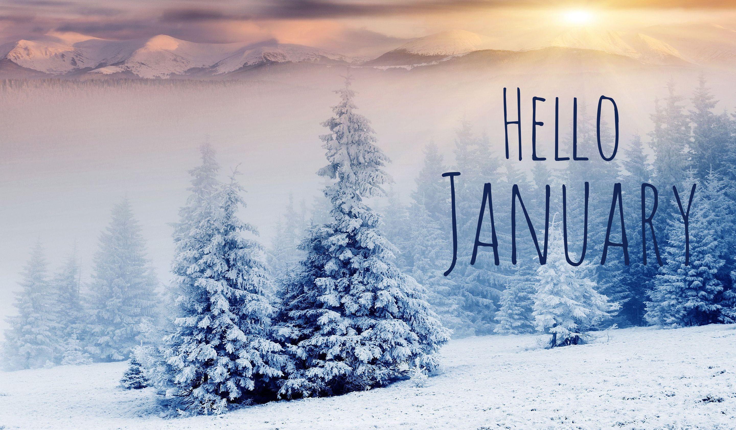 Hello January Wallpapers - Top Free Hello January Backgrounds -  WallpaperAccess