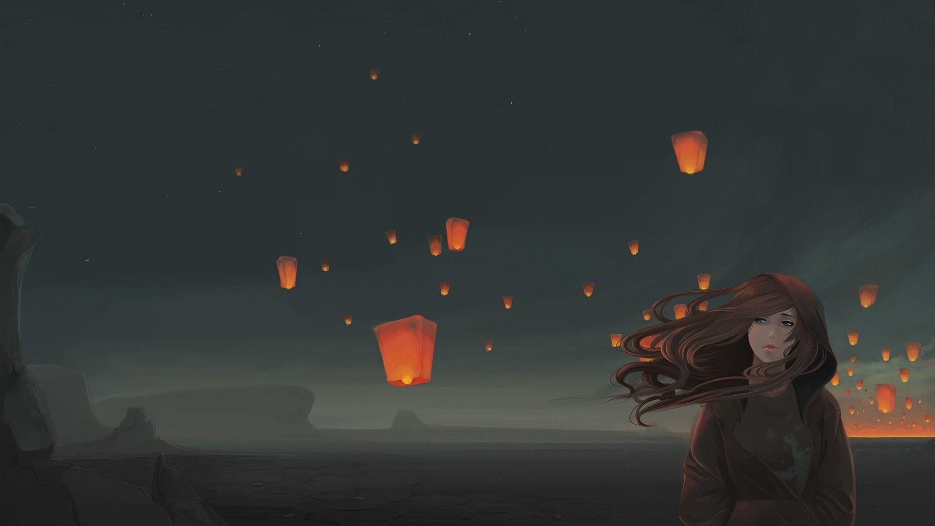 1920x1080 Chinese Lantern Wallpaper