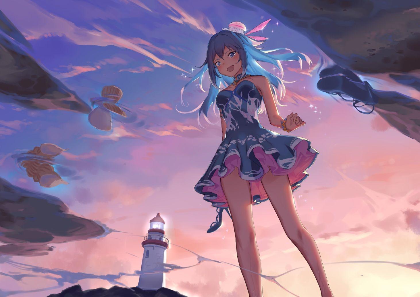 1462x1033 blue hair sparrow (xici9527) vocaloid vocaloid china voiceroid