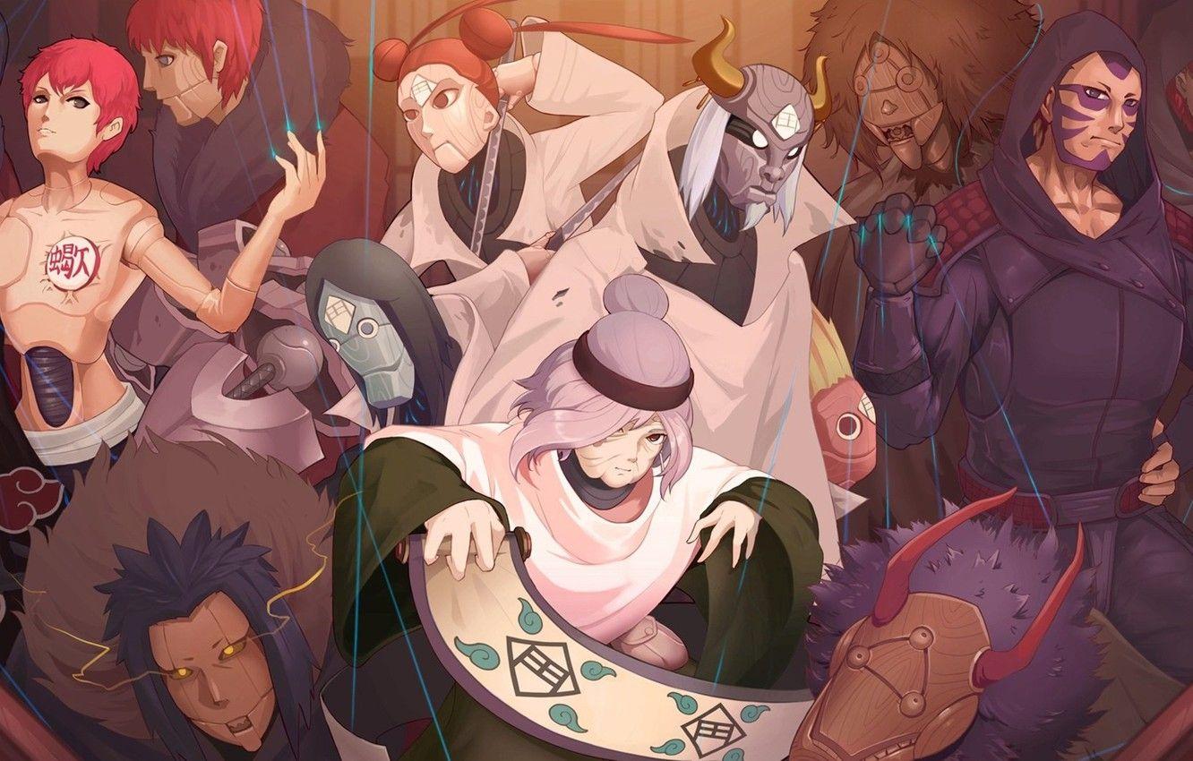 1332x850 Wallpaper Naruto, anime, ninja, puppet, shinobi, Sasori, Naruto