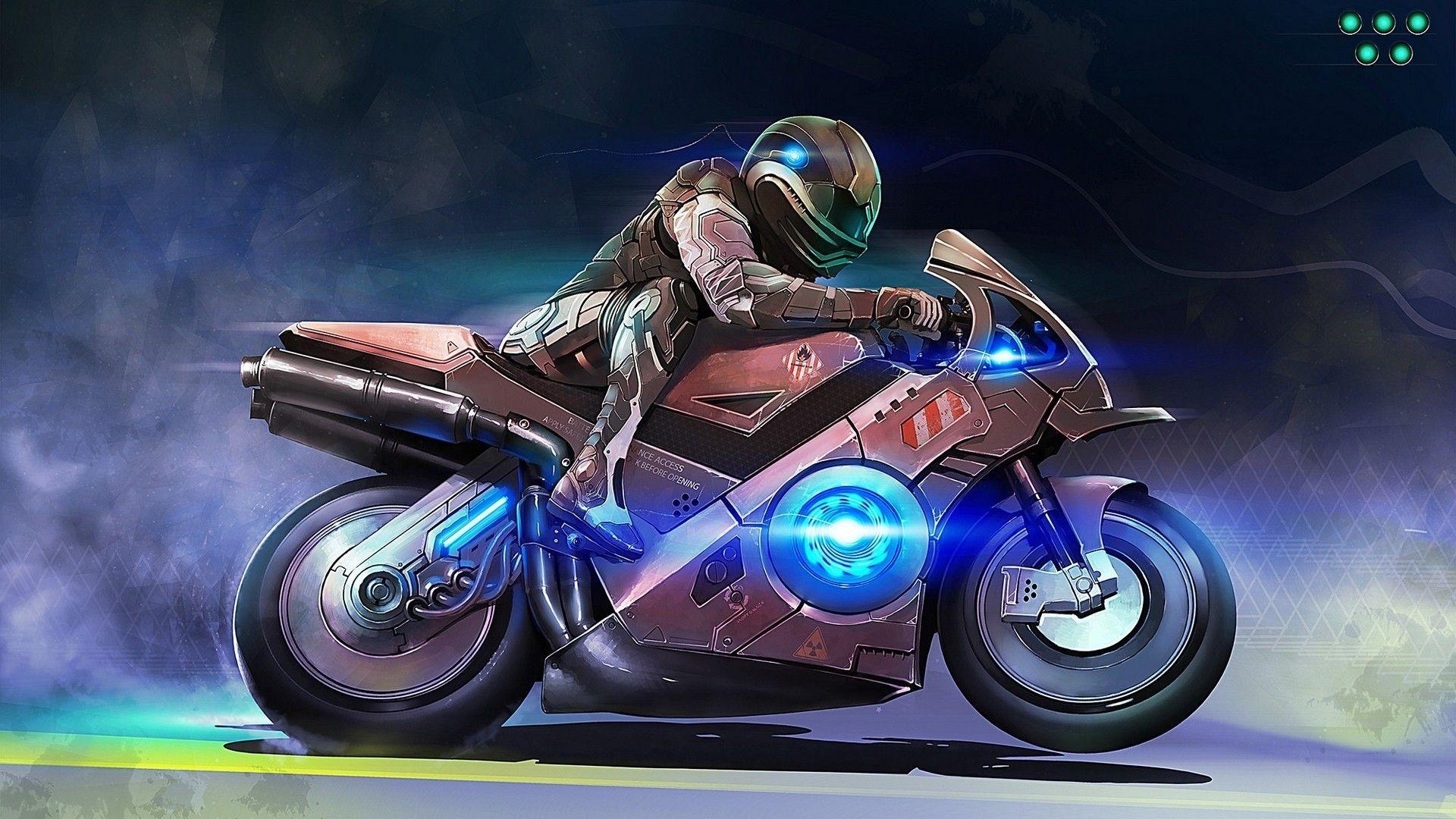 1920x1080 Artwork motorbikes wallpaper. PC