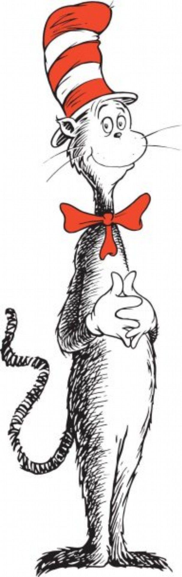 607x1923 Free Cat In The Hat Clip Art, Download Free Clip Art, Free Clip
