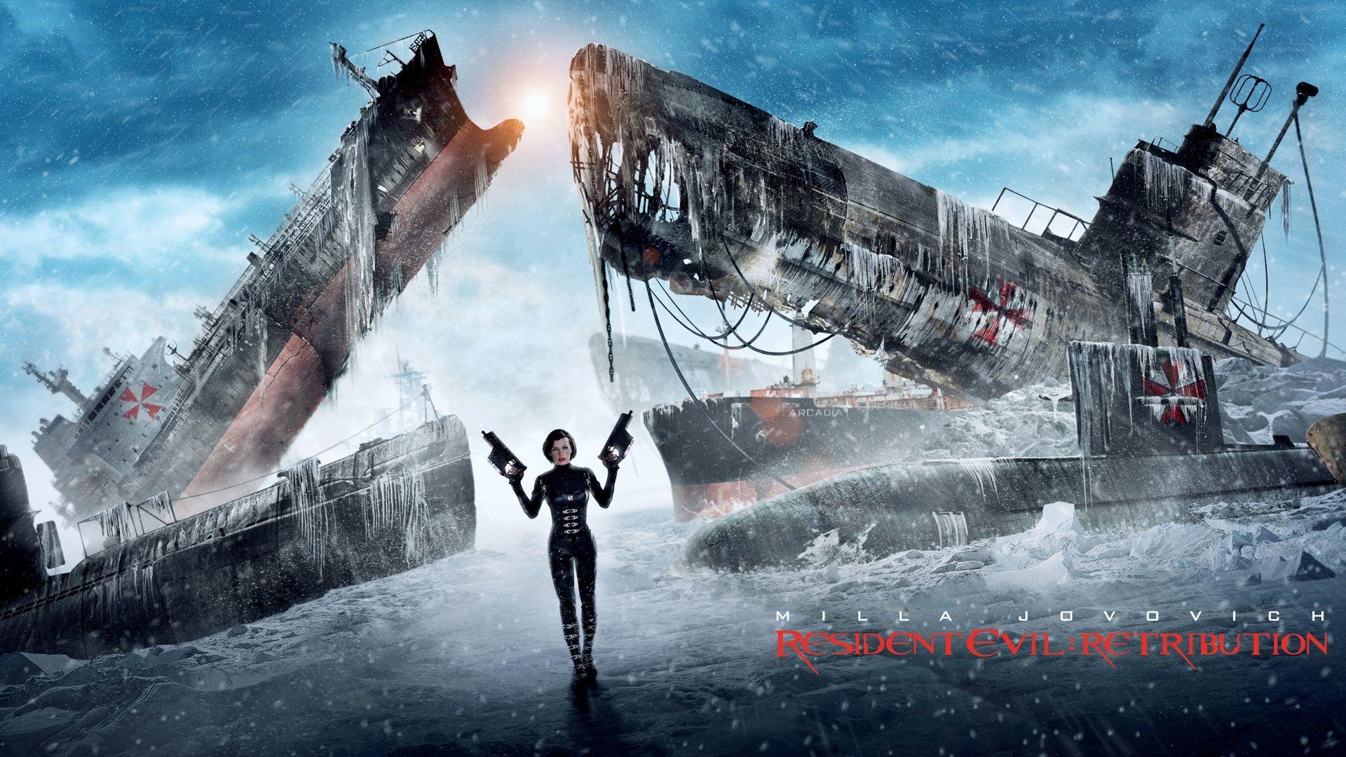 1920x1080 Download 1920x1080 HD Wallpaper resident evil ice submarine milla