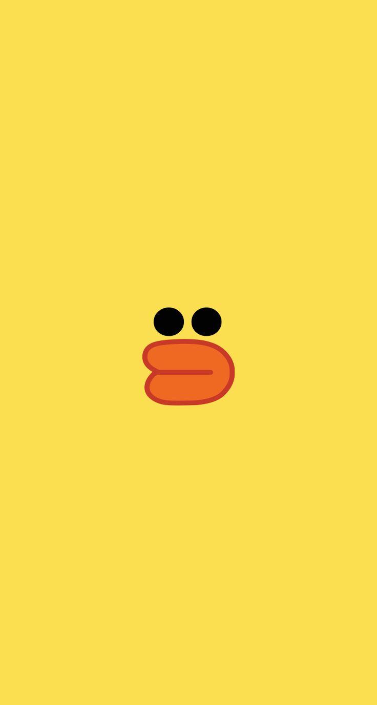 736x1377 LINE Characters Wallpaper